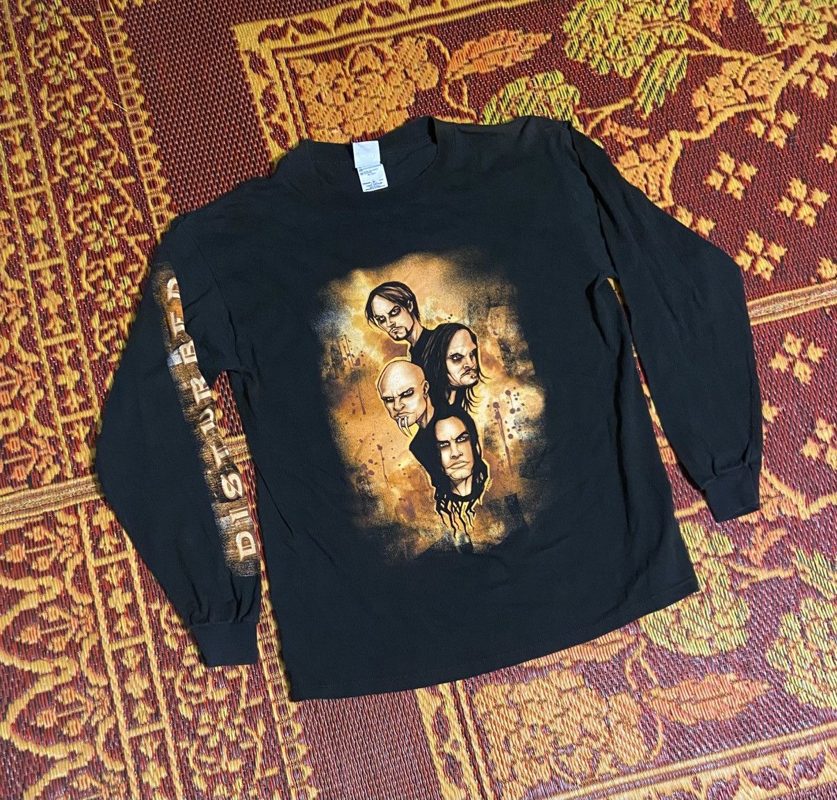 Vintage Vintage Disturbed Group Long Sleeve Shirt Size US M / EU 48-50 / 2 - 1 Thumbnail