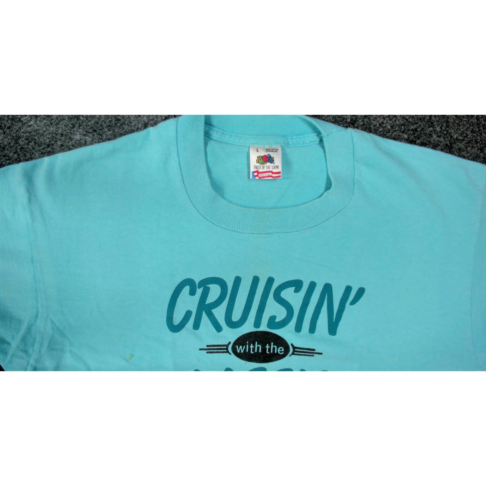 Fruit Of The Loom Fruit Of The Loom 90s Single Stitch Cruisin Classics Car Tee Size US L / EU 52-54 / 3 - 7 Thumbnail