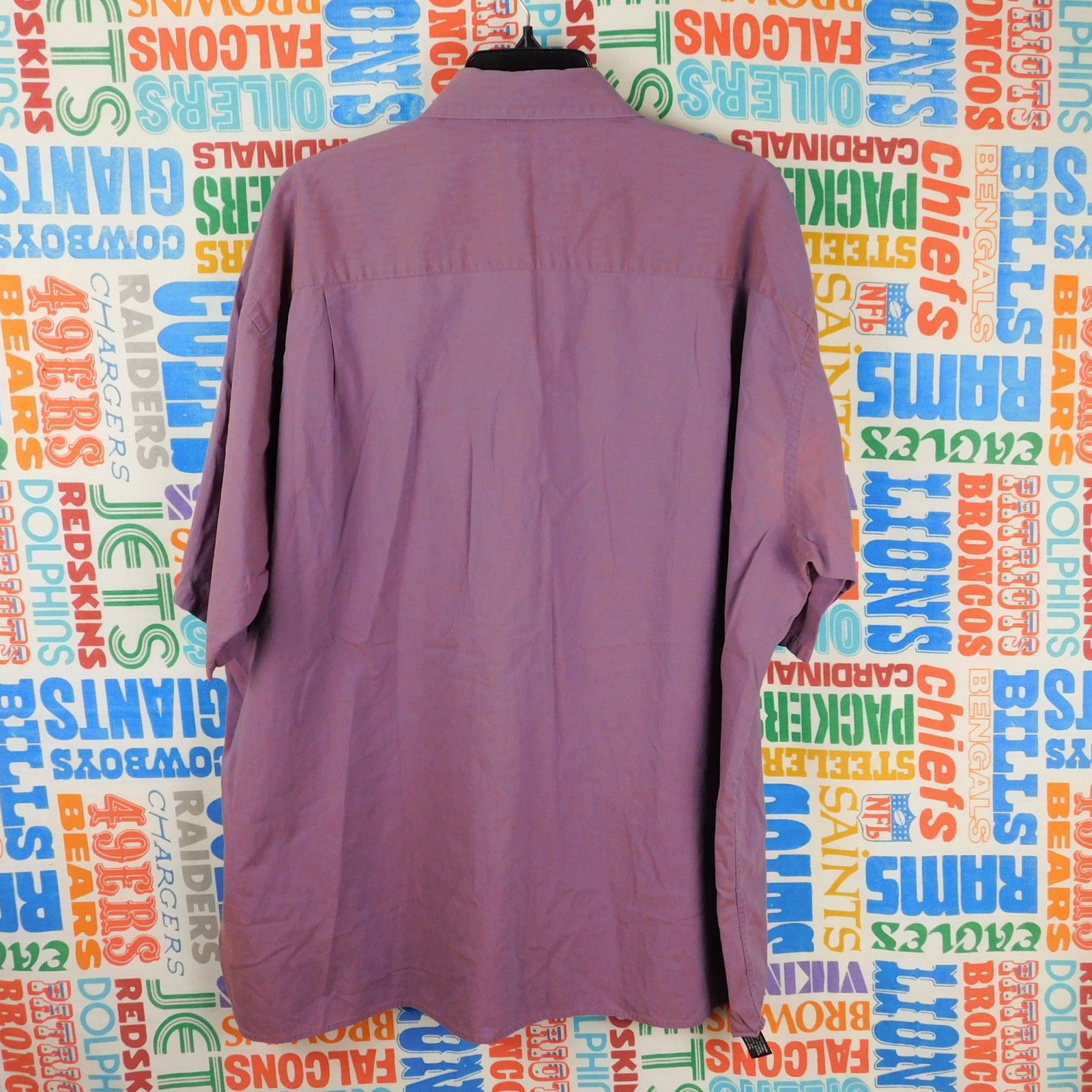 Fubu FUBU Collection Shirt XL Purple Short Sleeve Button Up Y2K Size US XL / EU 56 / 4 - 2 Thumbnail