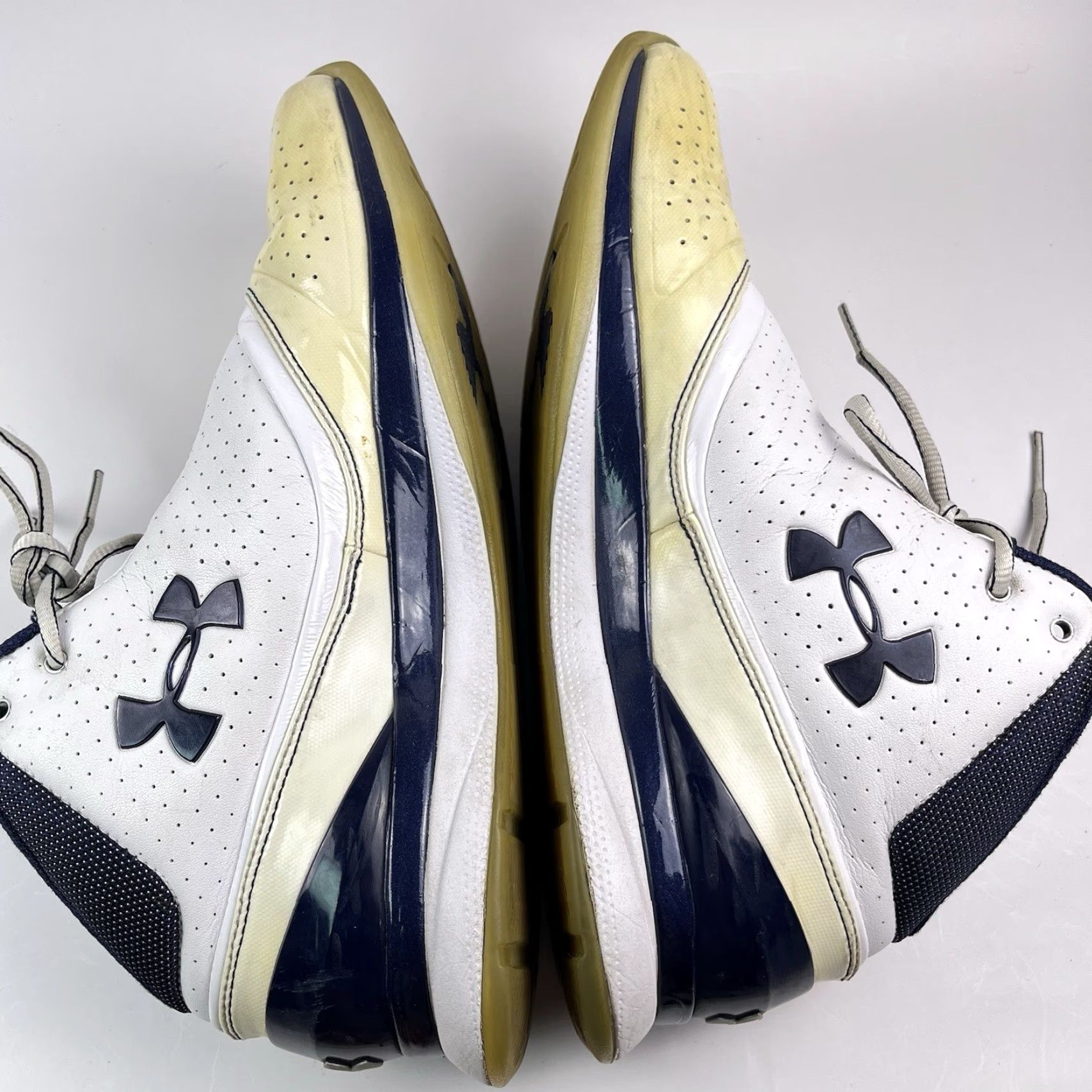 Under Armour Under Armour Micro G Men’s Sneakers Basketball White Blue 11.5 1225968-106 U A Torch Torch, Pre-owned Size US 11 / EU 44 - 5 Thumbnail