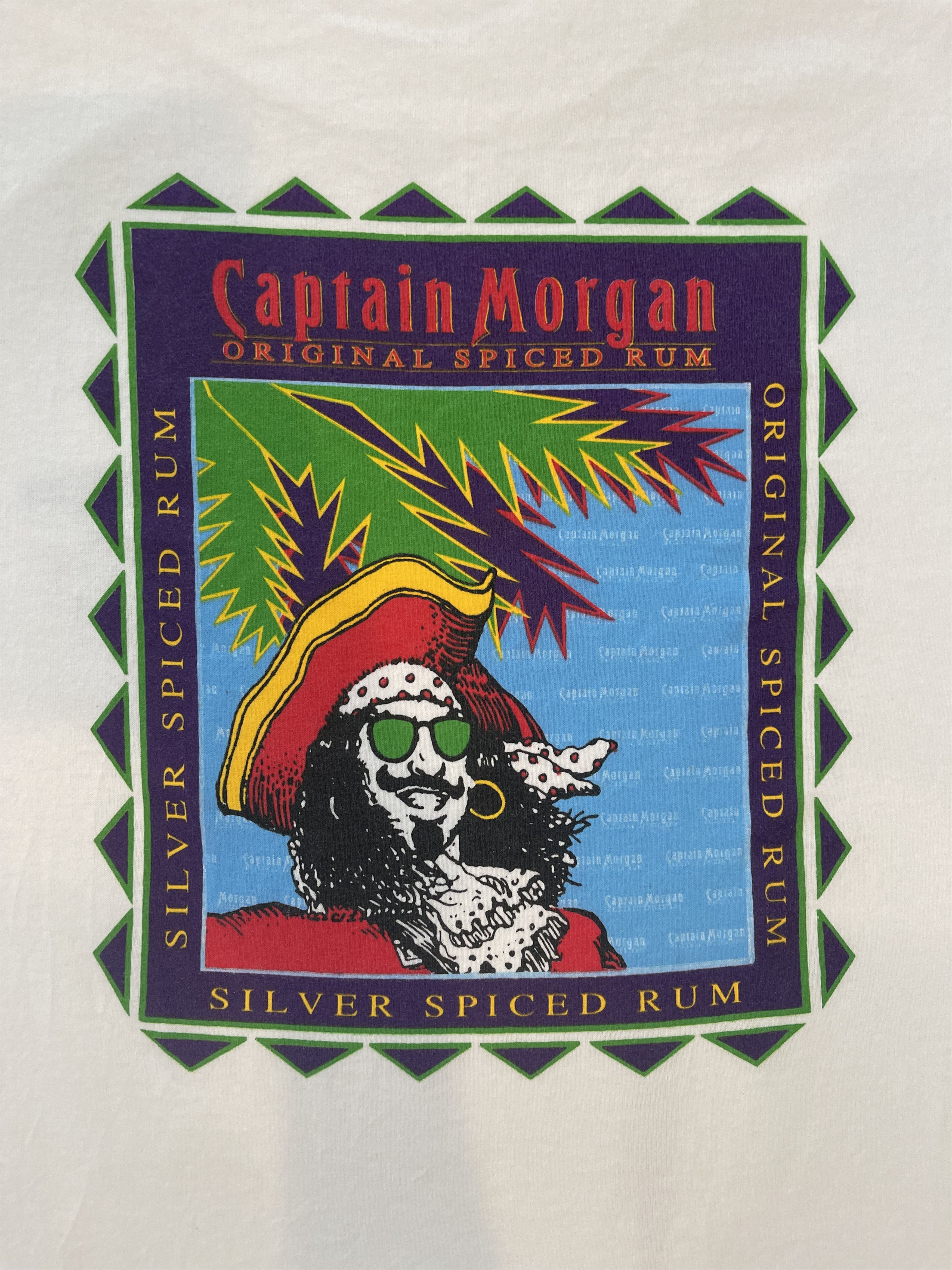 Gildan Vintage 90s Captain Morgan Private Stock Promo Tee Size US XL / EU 56 / 4 - 3 Thumbnail
