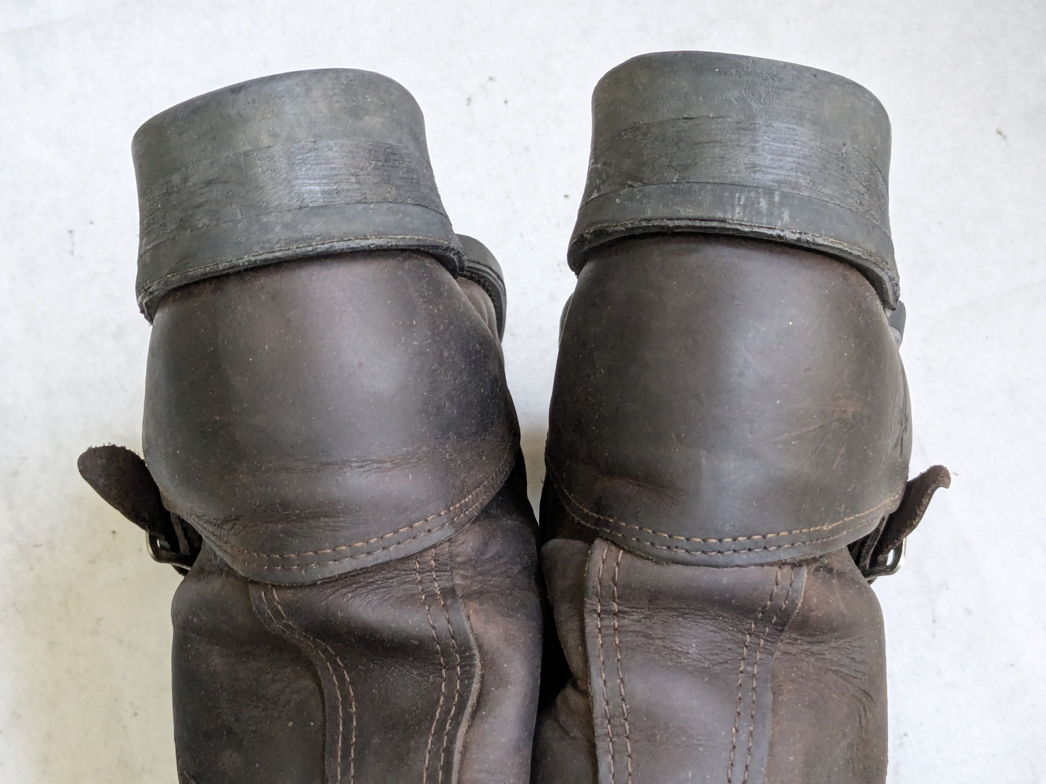 Frye Frye Engineer Boots Brown 10.5 M Leather Straps Buckle Size US 10.5 / EU 43-44 - 12 Thumbnail