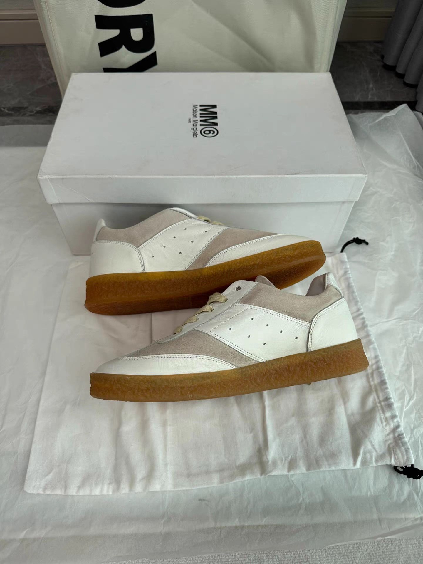 Maison Margiela Maison Margiela Court Low-Top Sneakers K6 Size US 7 / IT 37 - 7 Thumbnail
