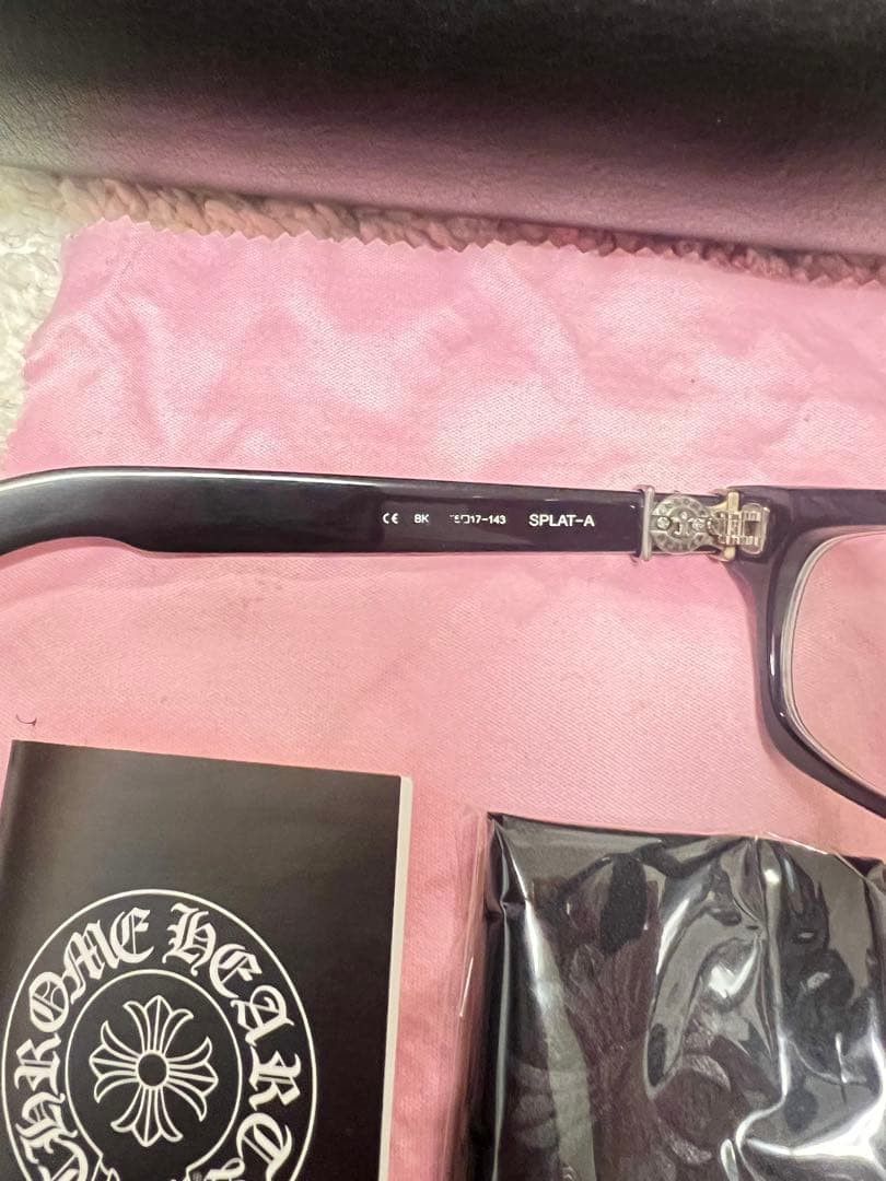 Chrome Hearts CHROME HEARTS SPLAT-A Eyeglasses Black Size ONE SIZE - 3 Thumbnail