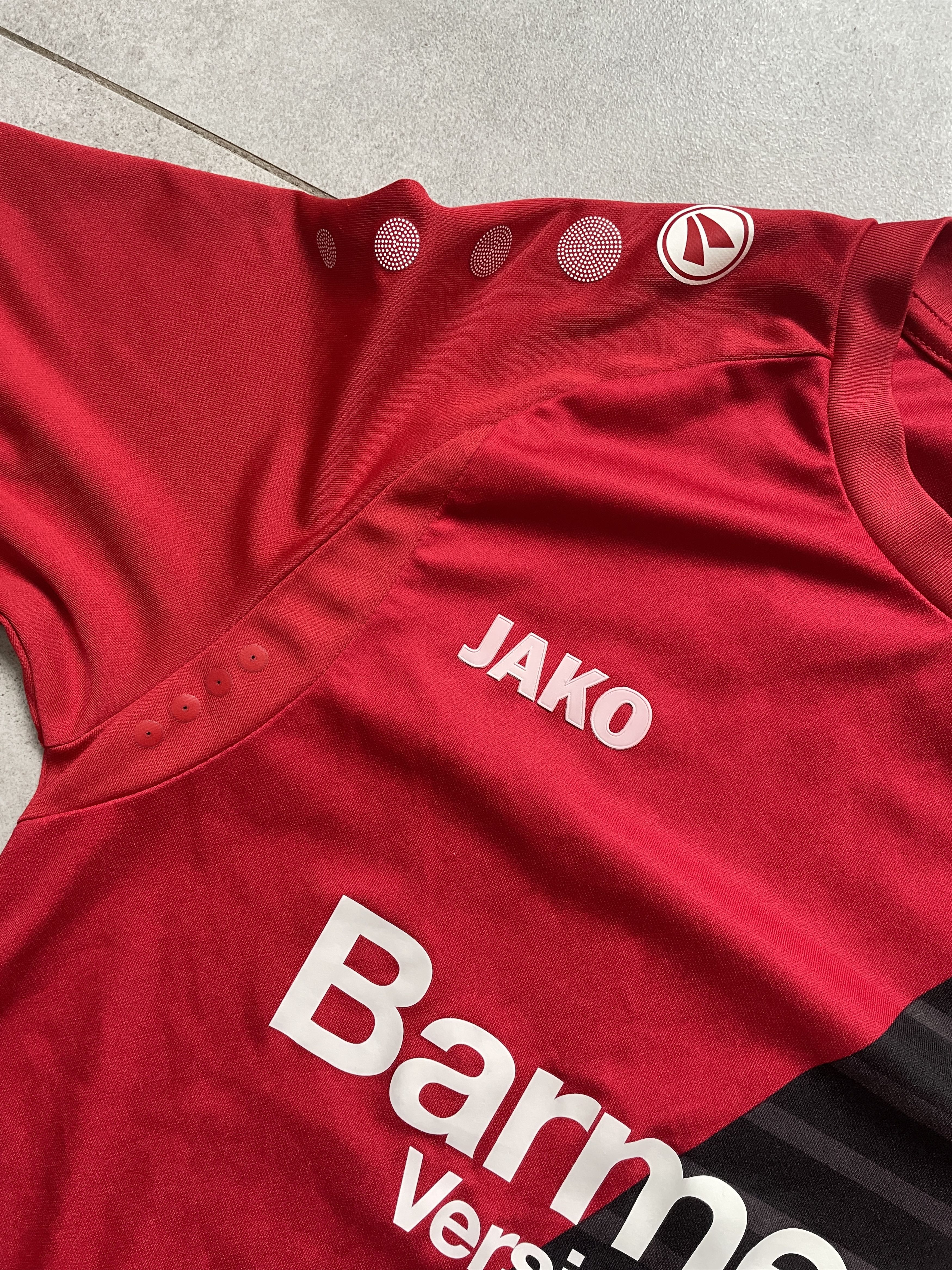 Adidas JAKO BAYER LEVERKUSSEN 04 2017 BLOKECORE SOCCER JERSEY Size US S / EU 44-46 / 1 - 3 Thumbnail