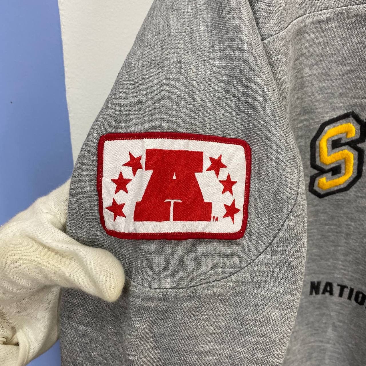 NFL 90s Vintage PITTSBURGH STEELERS by LEE Sweatshirt #2191/20 Size US XL / EU 56 / 4 - 3 Thumbnail