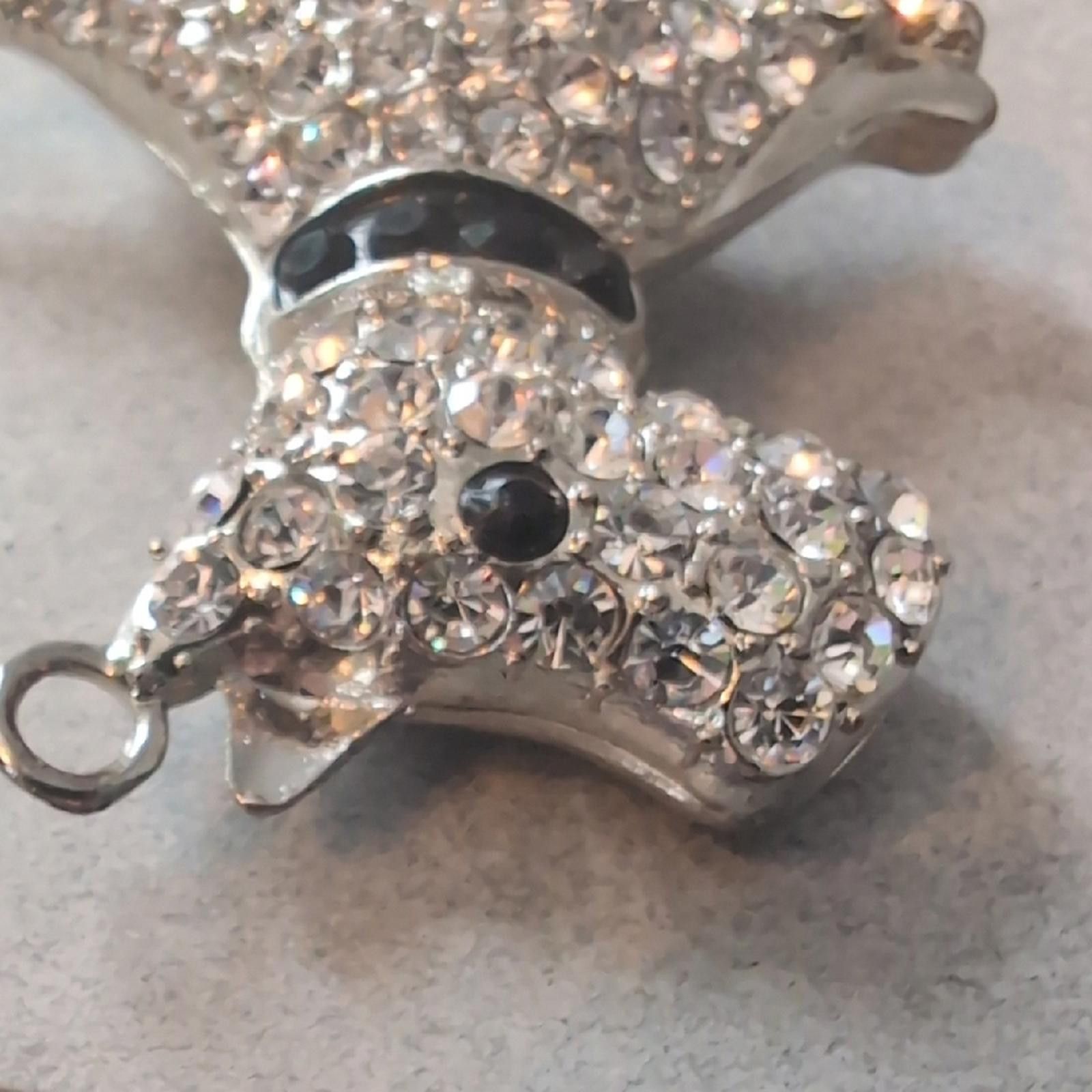 Other Vintage Retro Keyring scotty dog jewelry Rhinestone Style Size ONE SIZE - 4 Thumbnail