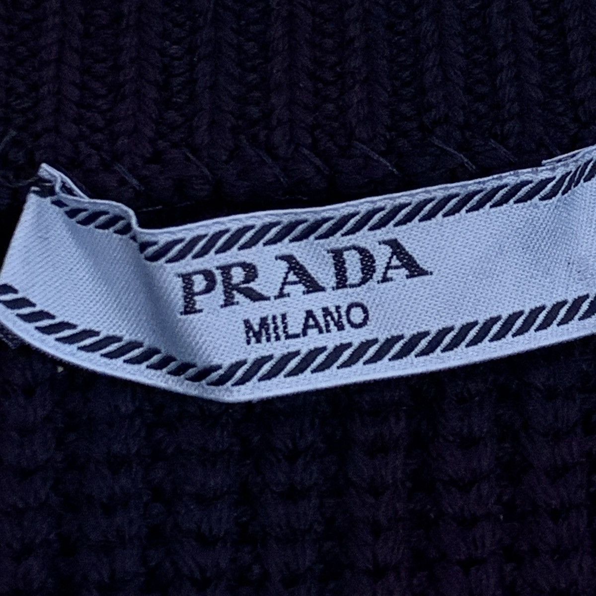 Prada Prada 23FW Dark Purple Gold Button Knit Mini Skirt K26WX Size 28" / US 6 / IT 42 - 7 Thumbnail