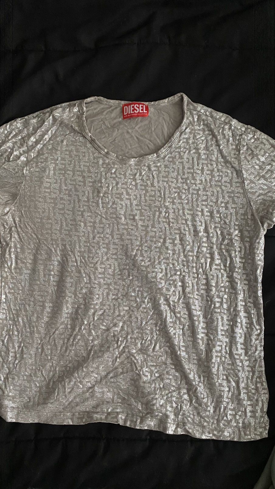 Diesel Diesel metallic crew neck Size XXS / US 00 / IT 34 - 1 Thumbnail