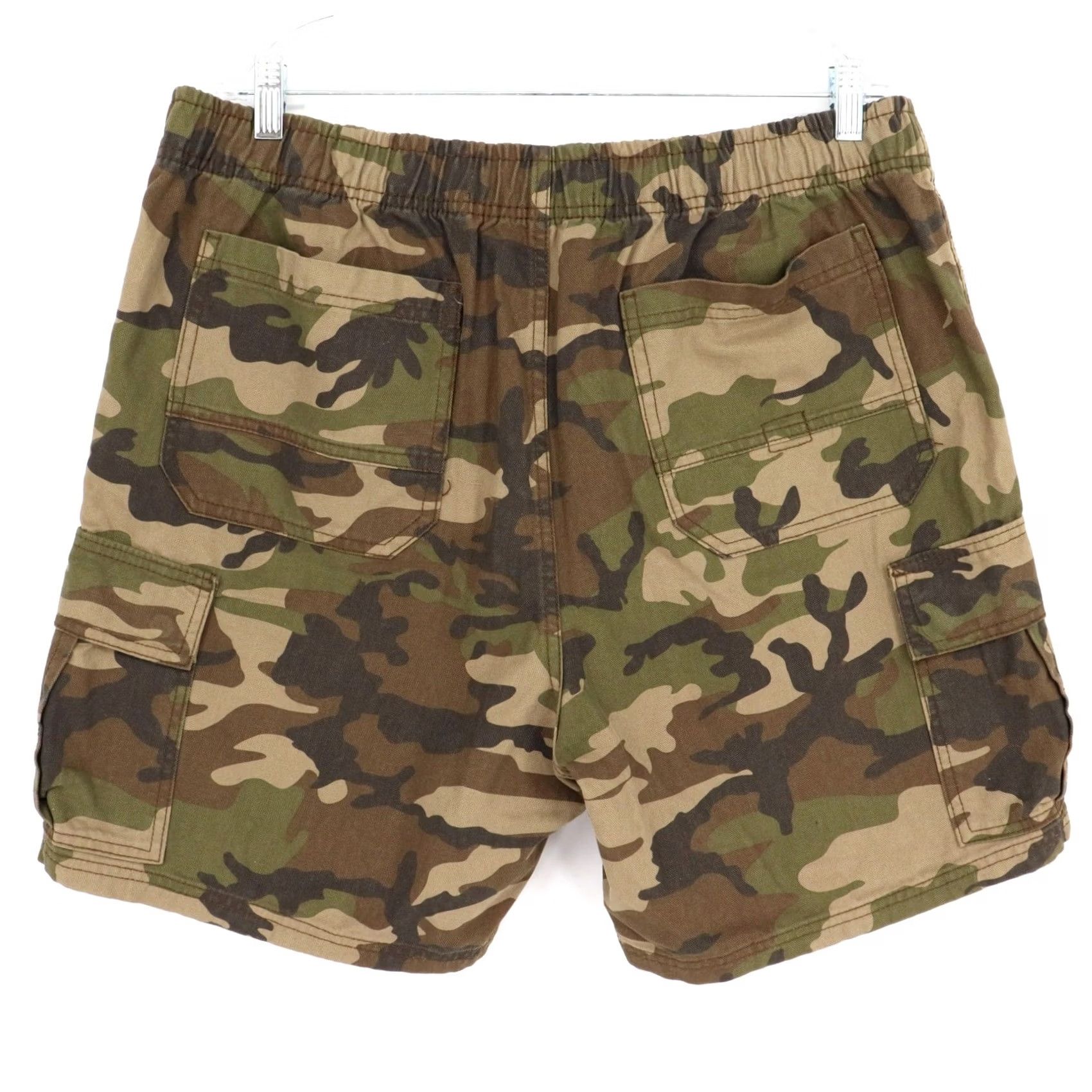 Cotton On Cotton On Men's Worker Chino Short Cargo 2XL Camouflage Green Cotton NWT Casual Workwear Shorts Size US 36 / EU 52 - 5 Thumbnail