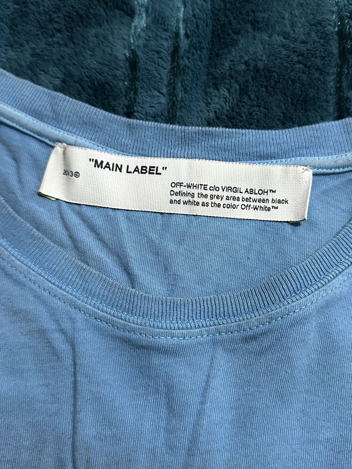 Off-White OFF-WHITE Blue Tye-Die Longsleeve Shirt with X logo Size US XL / EU 56 / 4 - 3 Thumbnail