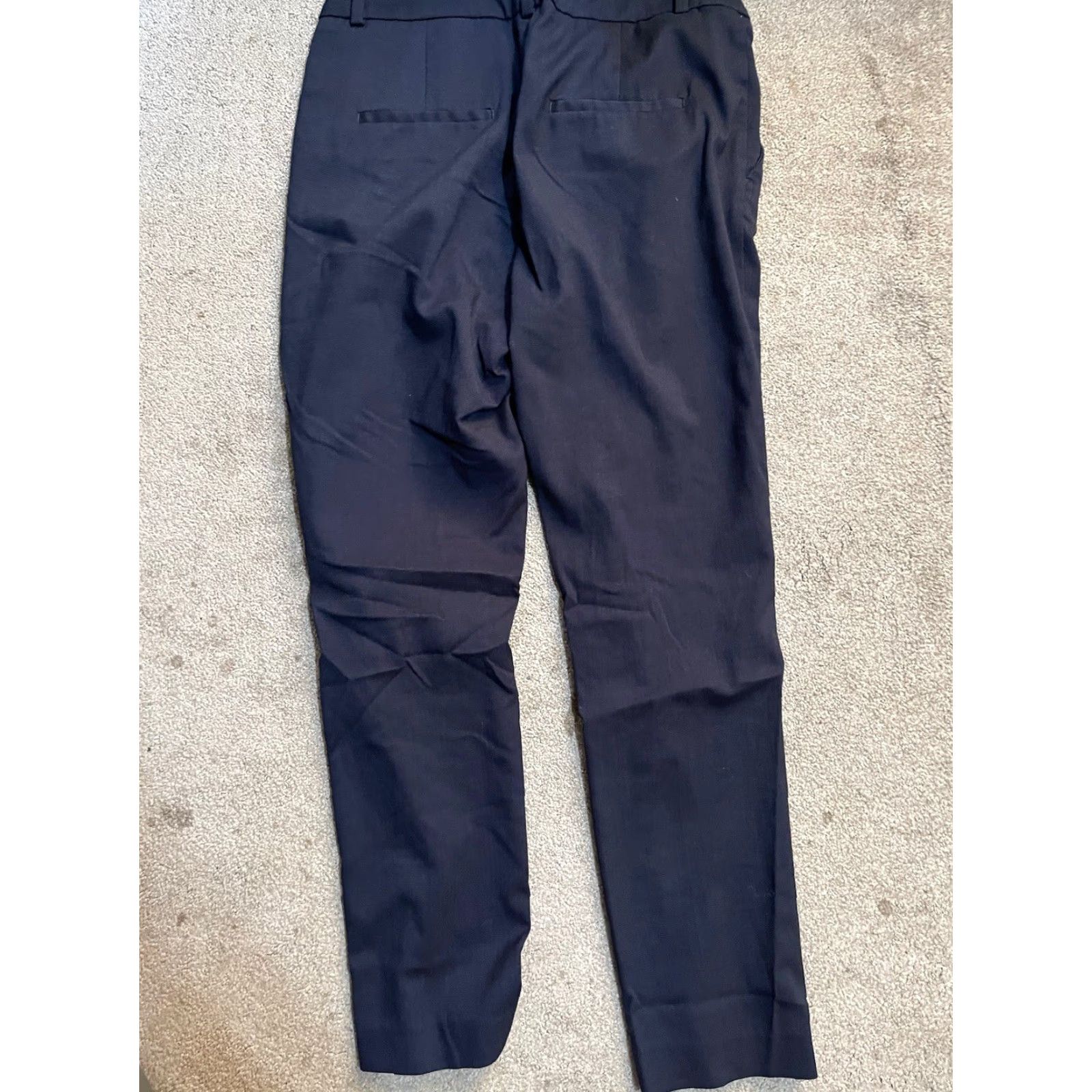 H&M H&M Dress Pants Women Size 10 Navy Business Casual Pants Regular Flat Front Ankle Zip Boys? Size 32" / US 10 / IT 46 - 3 Thumbnail