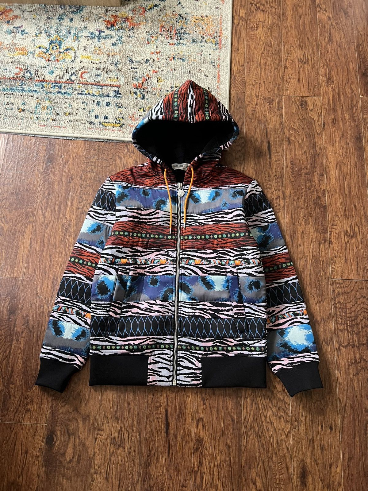 H&M × Kenzo Kenzo x H&M 2016 Neoprene Hooded Jacket Men's Size Small Size US S / EU 44-46 / 1 - 2 Thumbnail