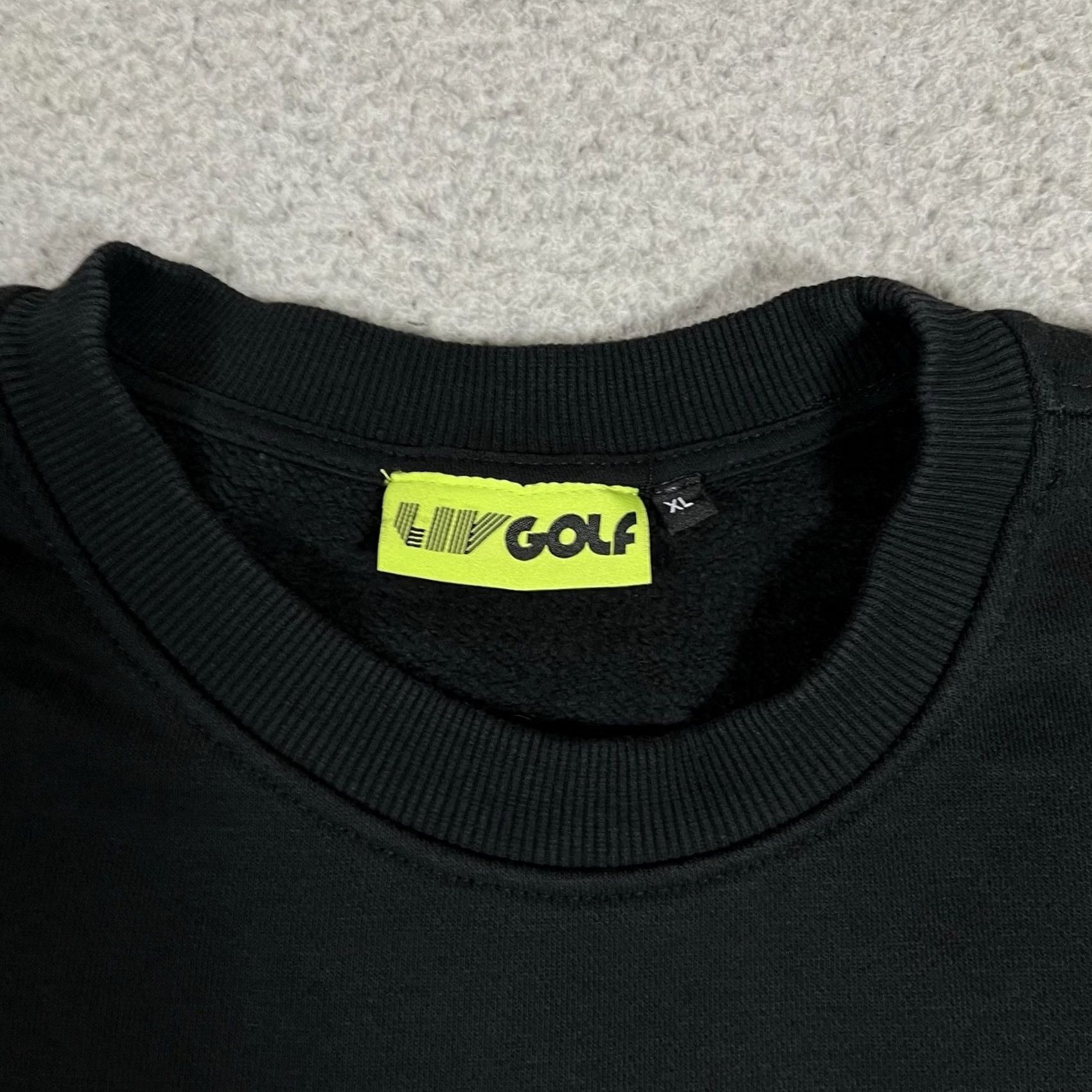 Logo 7 LIV Golf Sweatshirt Mens XL Black Crewneck Pullover Logo Long Sleeve Size US XL / EU 56 / 4 - 3 Thumbnail