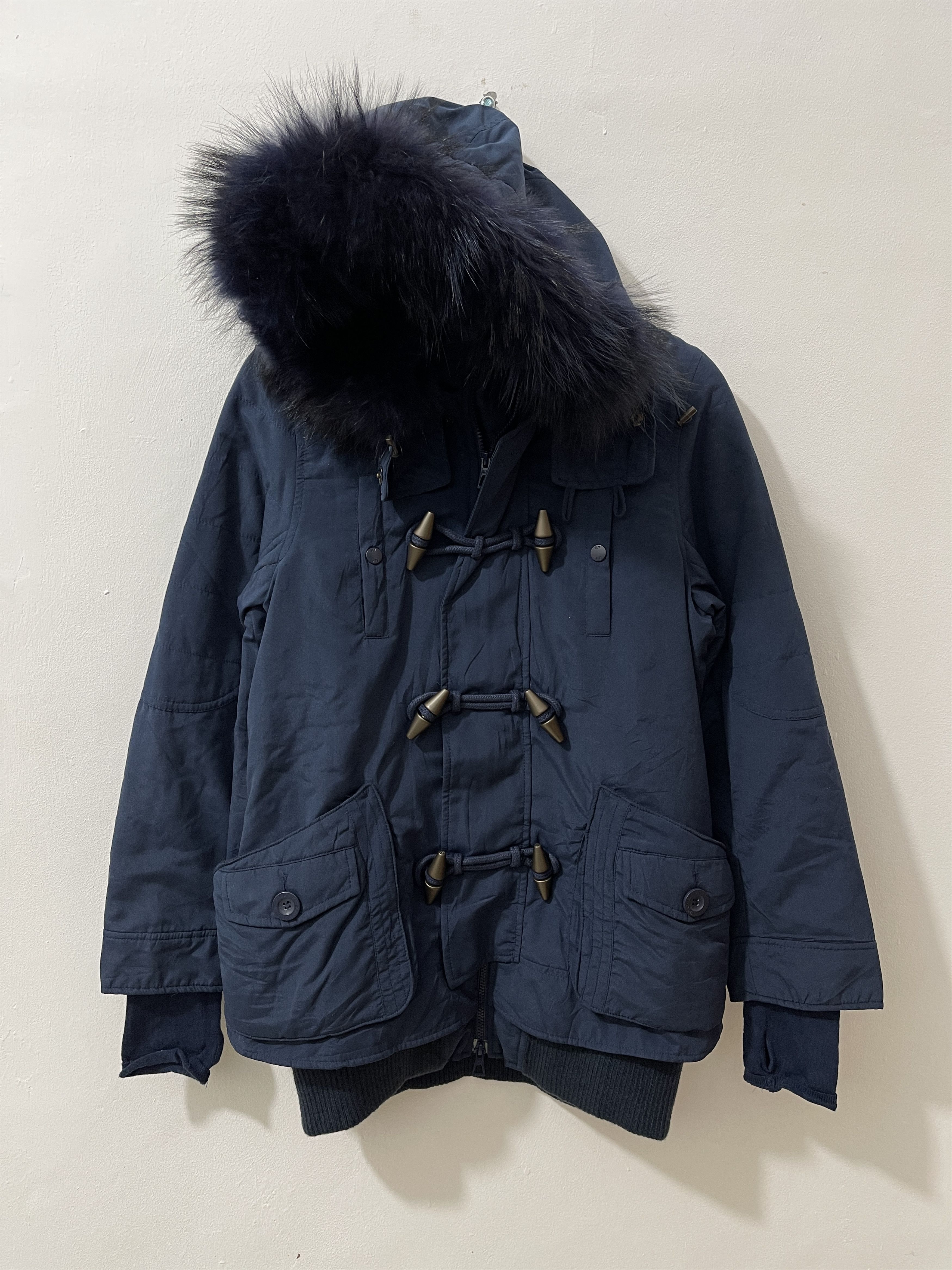 ジャケット・アウター archive sly Gimmick Black Fur Coat LGB Sly Fur Jacket | Grailed