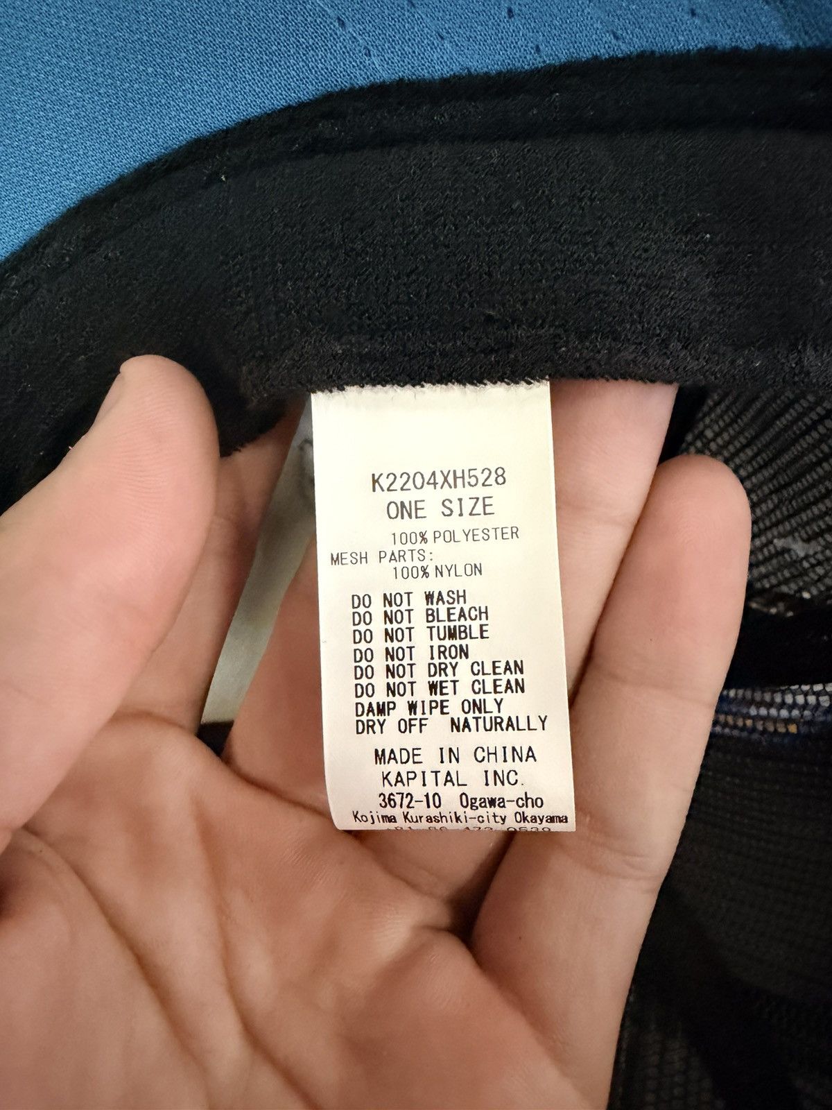 Kapital Denim men loves cats kapital hat Size ONE SIZE - 4 Thumbnail
