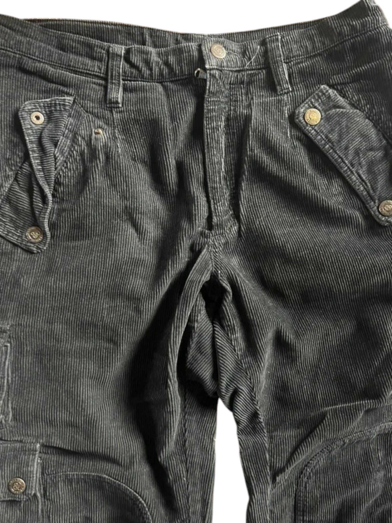 Dolce & Gabbana Dolce & Gabbana Corduroy Cargo Trousers c. 2000s Size US 32 / EU 48 - 4 Thumbnail