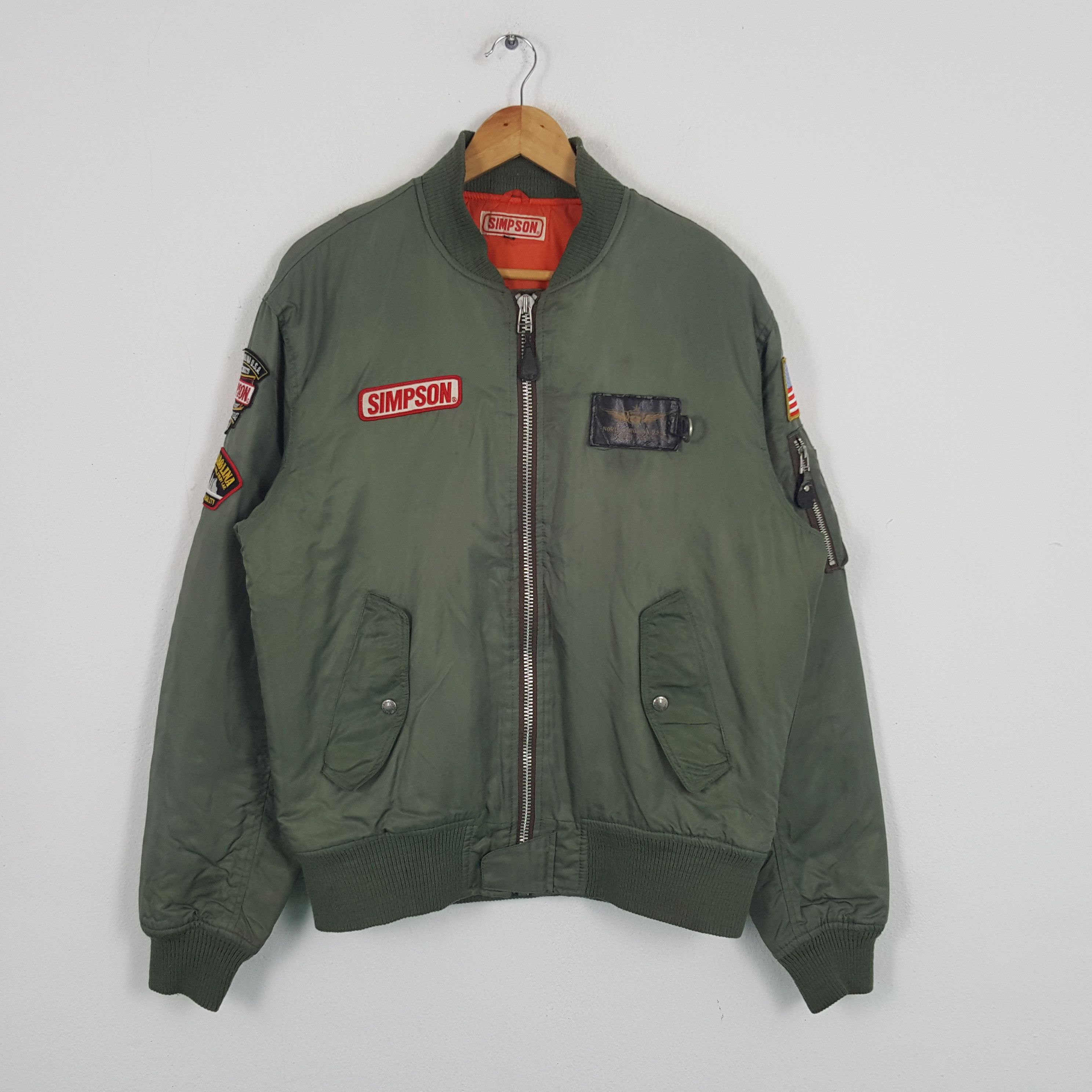 The Simpsons × Vintage Vintage Simpson North Carolina Motorsports Racing Jacket Size US L / EU 52-54 / 3 - 3 Thumbnail