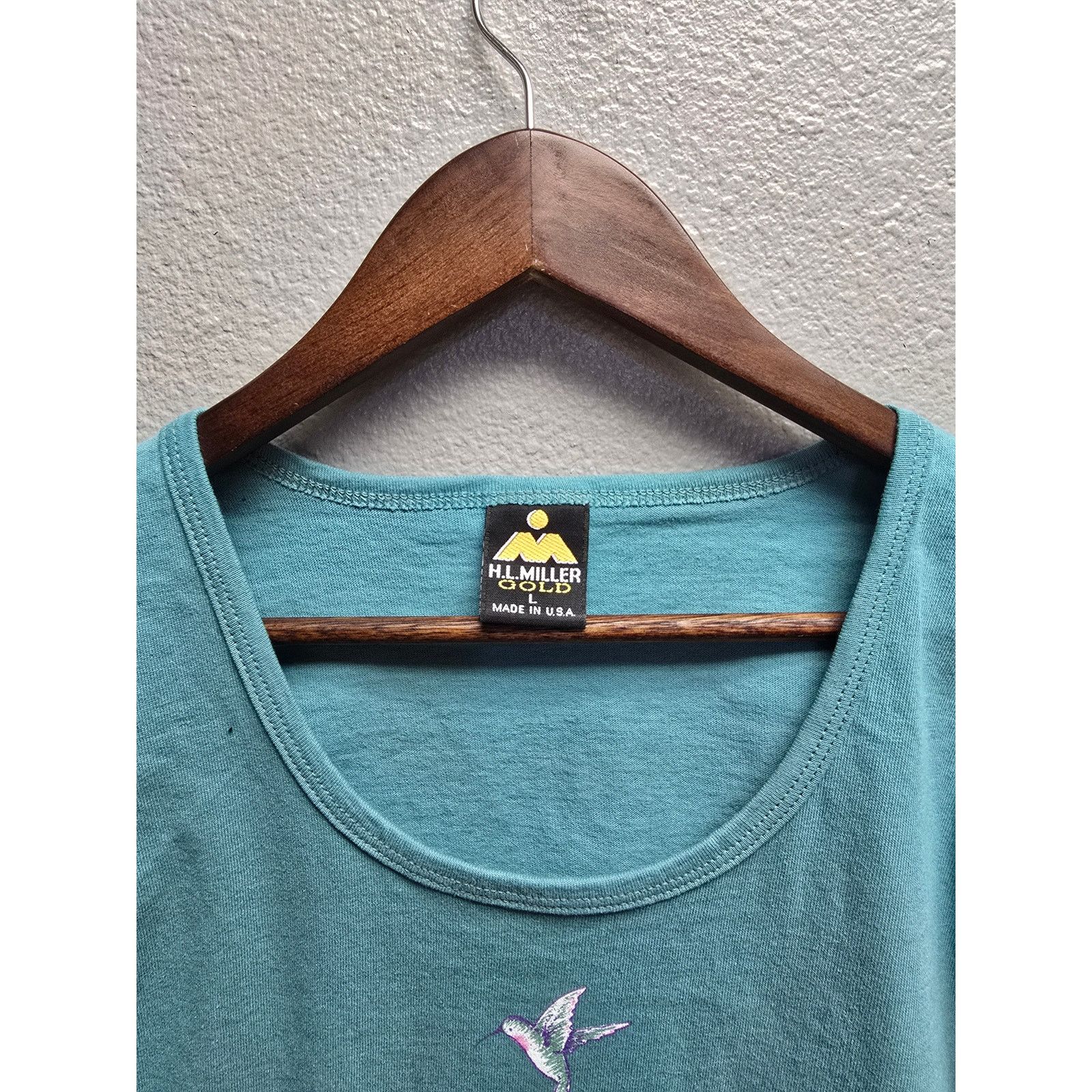 Vintage Vintage Womens Montana Nature Shirt Scenic Top 90s XL Tee Size L / US 10 / IT 46 - 3 Thumbnail