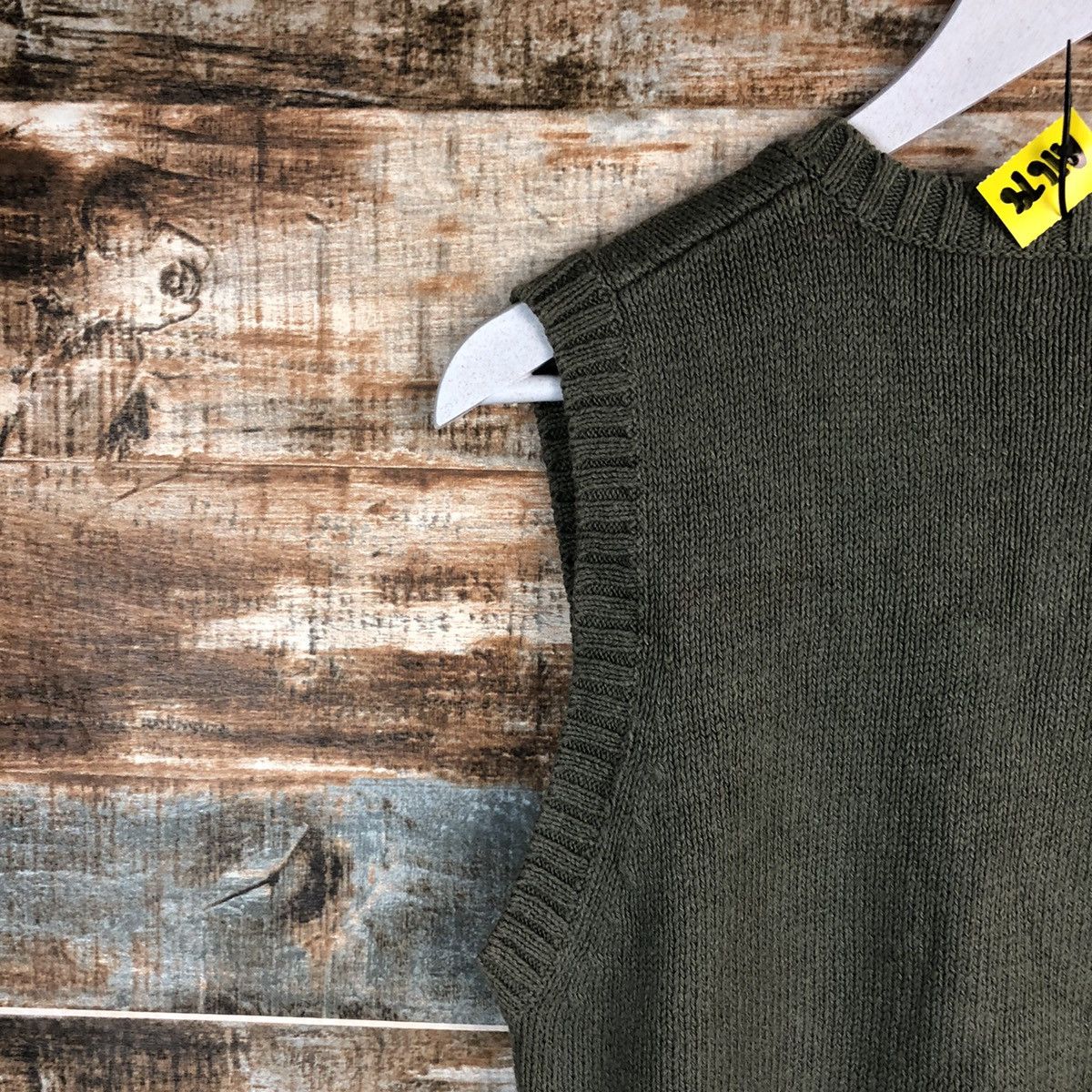 Homespun Knitwear Japanese Brand Green Vest Knitwear sleeveless vintage #A1678 Size US S / EU 44-46 / 1 - 11 Thumbnail