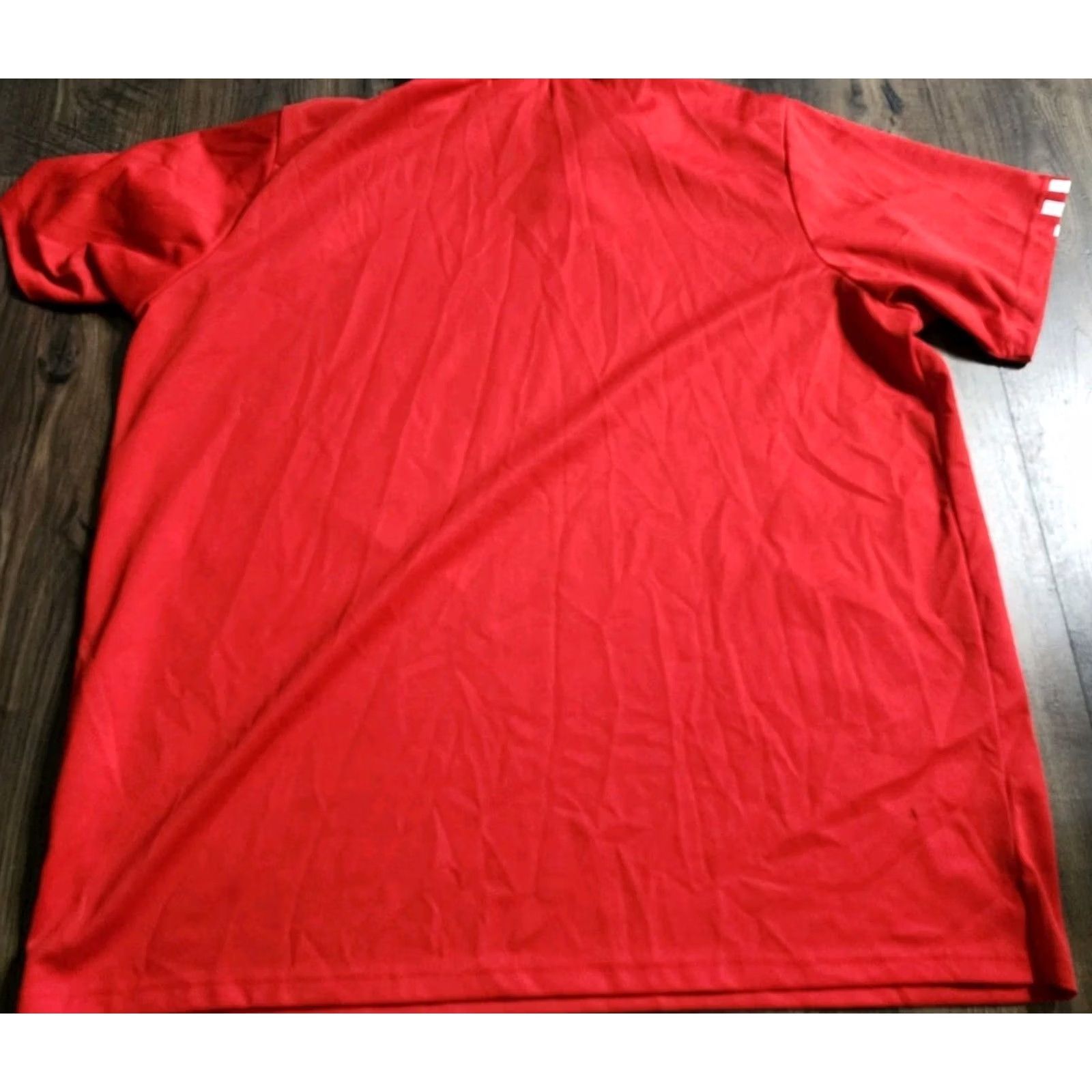 Vintage Mens Barco KFC Uniform Polo Shirt 3XL Red Distress Men Size US XXL / EU 58 / 5 - 2 Thumbnail