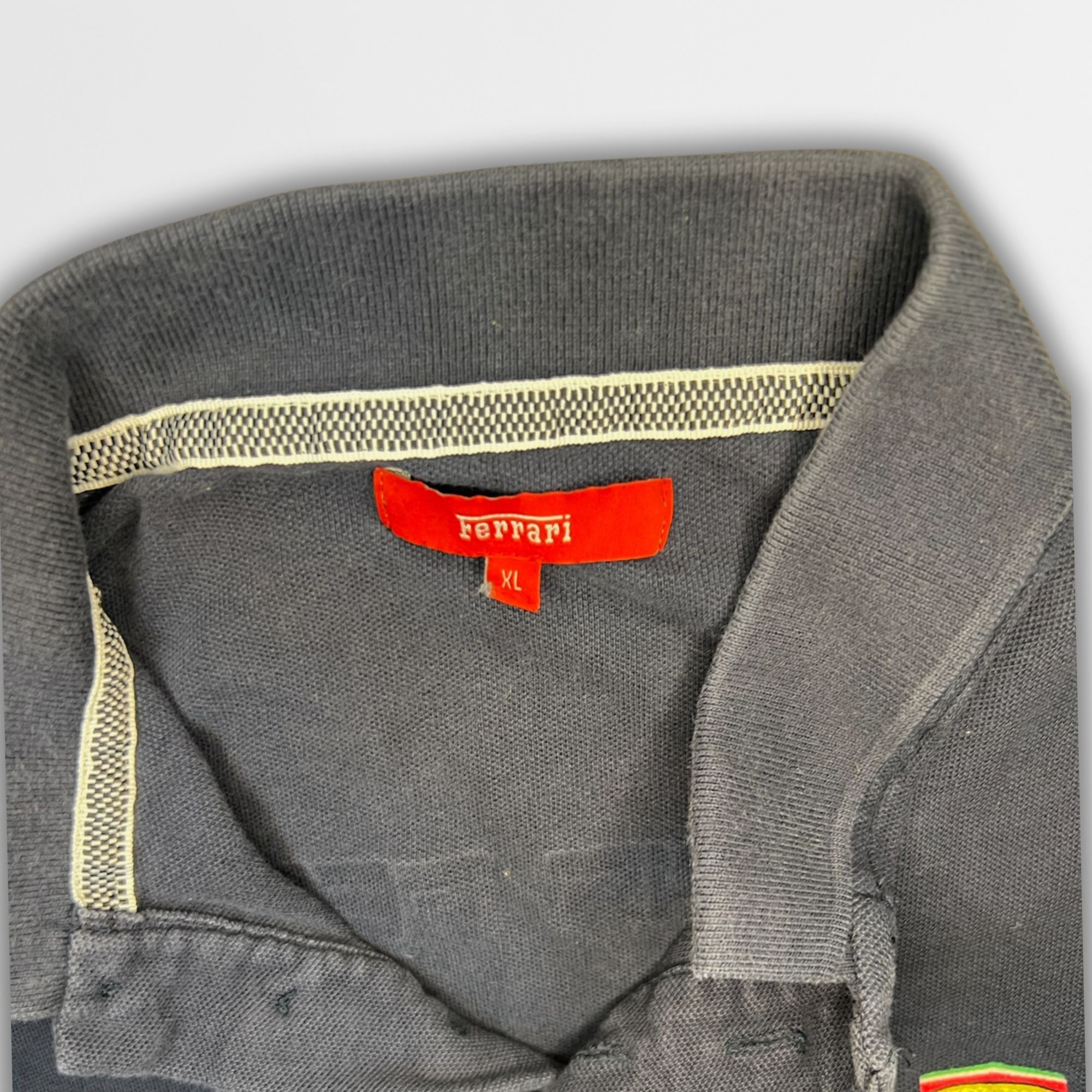Ferrari Ferrari Scuderia Polo Shirt XL Navy Cotton Mens Classic Logo Size US XL / EU 56 / 4 - 5 Thumbnail