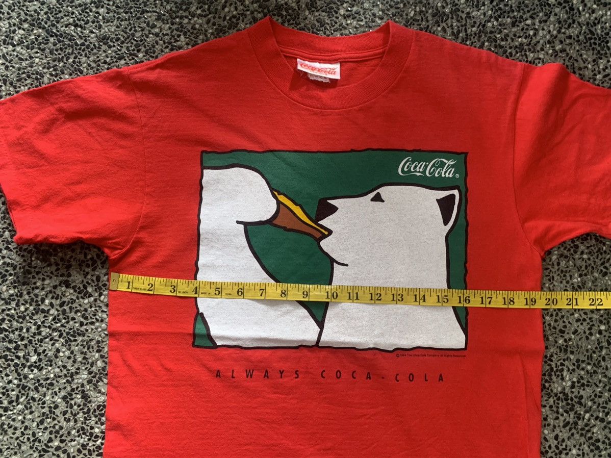 Coca Cola × Vintage Vintage 90s Coke Coca Cola Polar Bear Promo T shirt Size US M / EU 48-50 / 2 - 9 Thumbnail