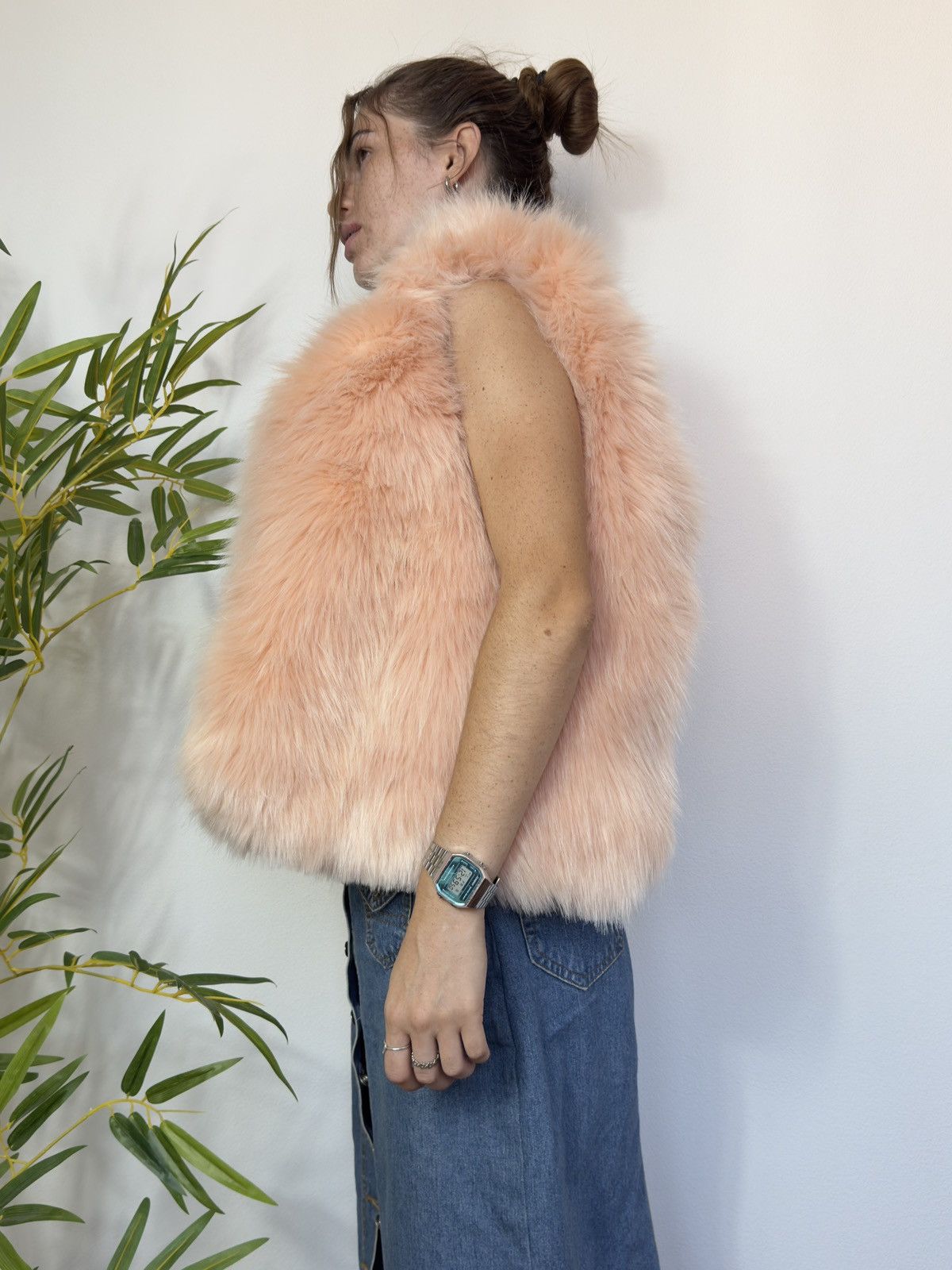 Japanese Brand FLUFFY FUR MOHAIR HAND BAG Size ONE SIZE - 3 Thumbnail