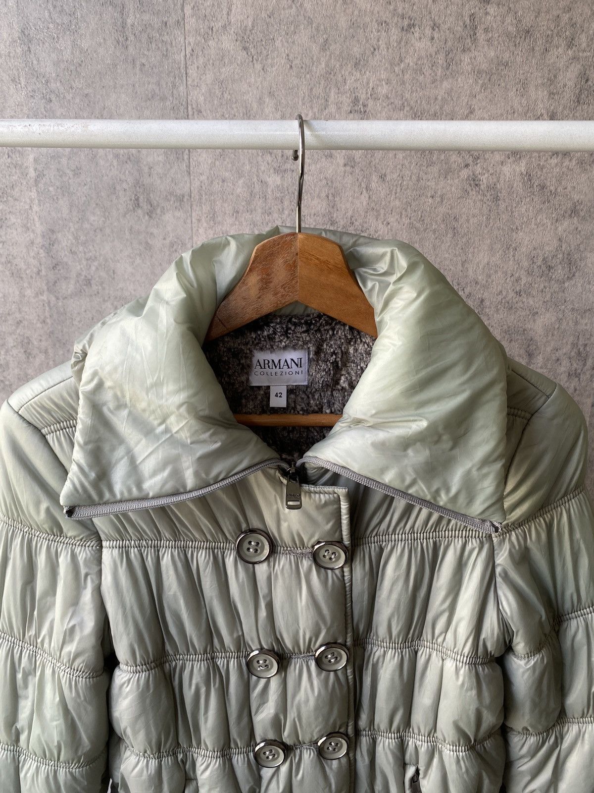 Armani Collezioni Armani Collezioni Puffer Lining Fur Jacket Size S / US 4 / IT 40 - 4 Thumbnail