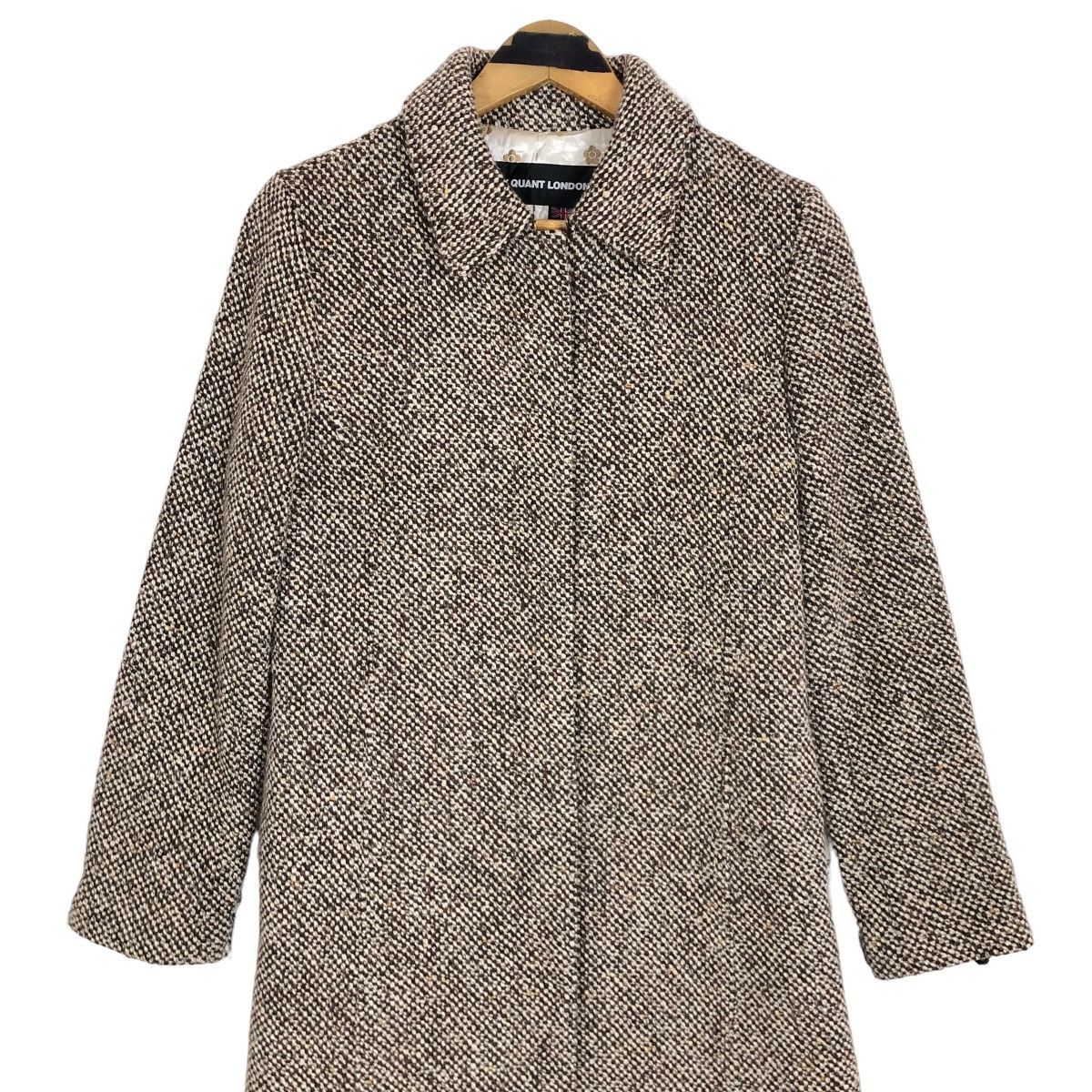 Vintage Vintage Mary Quant London Tweed Car Coat Light Jacket Size M / US 6-8 / IT 42-44 - 5 Thumbnail