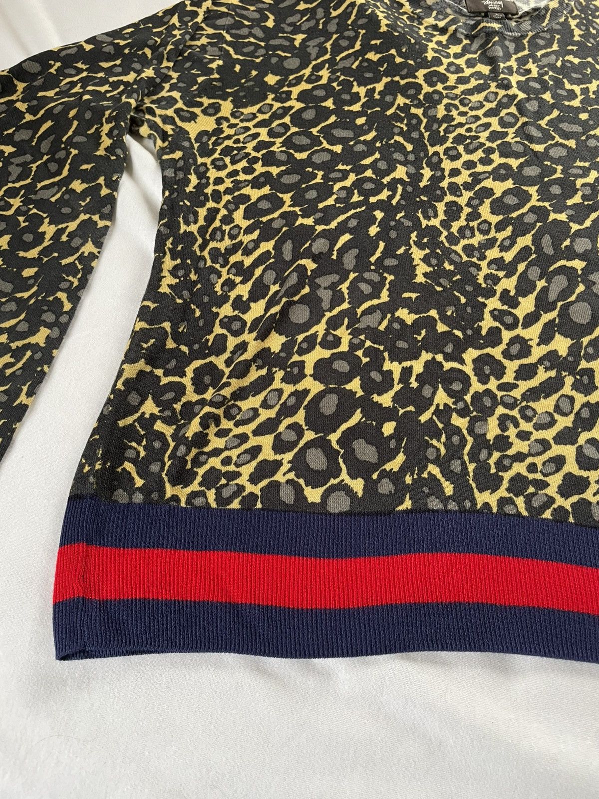Stussy × Wales Bonner Stussy x Wales Bonner Leopard Sweater - FW25 Size US L / EU 52-54 / 3 - 4 Thumbnail