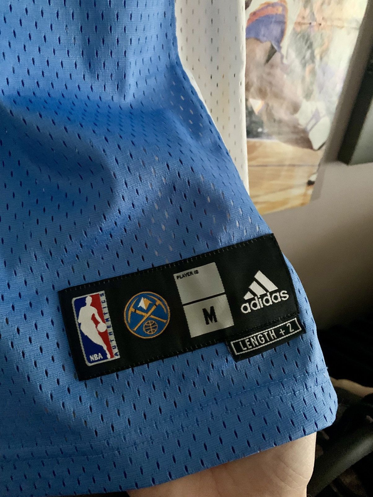 Adidas × NBA × Vintage 2006-08 NBA Denver Nuggets #15 Carmelo Anthony Signed Jersey Size US M / EU 48-50 / 2 - 4 Thumbnail