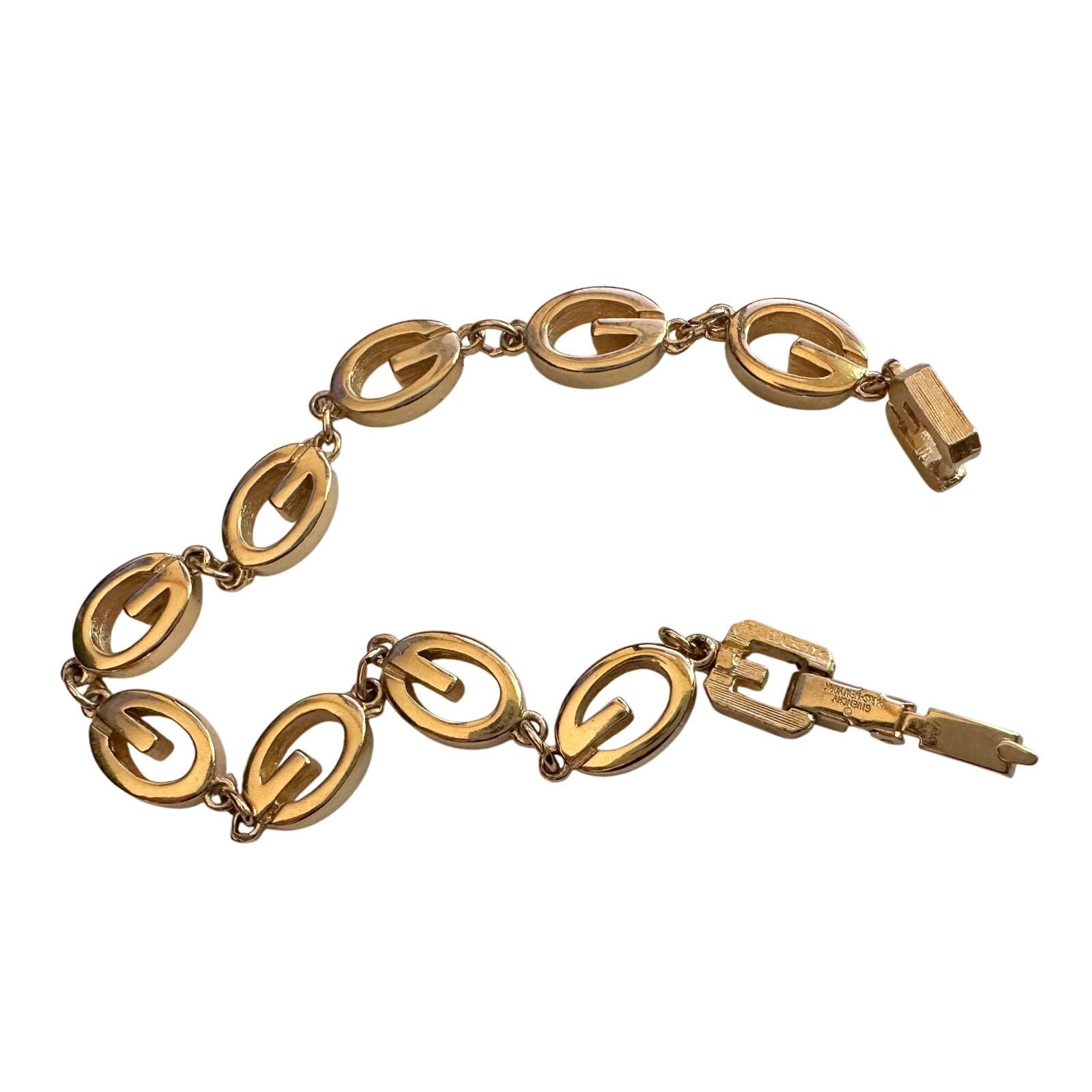 Givenchy Givenchy G Link Gold Plate Bracelet Size ONE SIZE - 13 Thumbnail