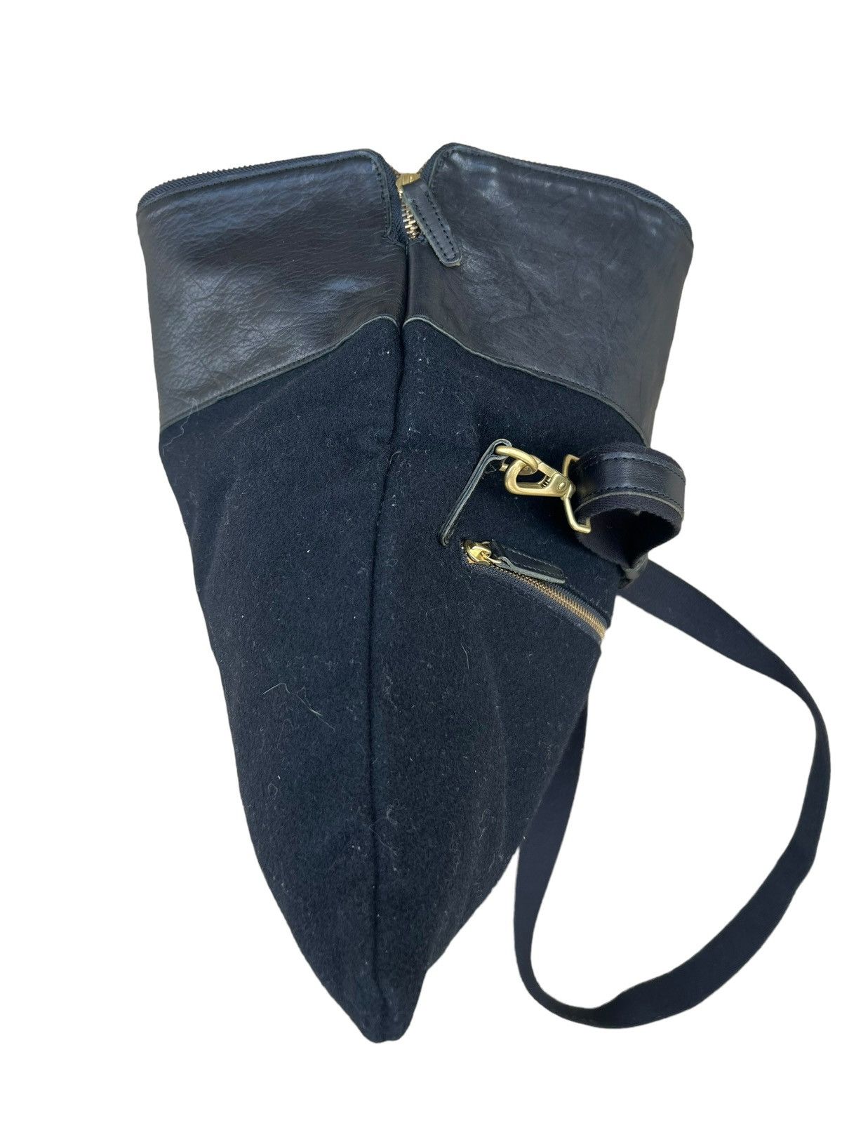 Leather Otias Japan Hybrid Wool Leather Bag Size ONE SIZE - 9 Thumbnail
