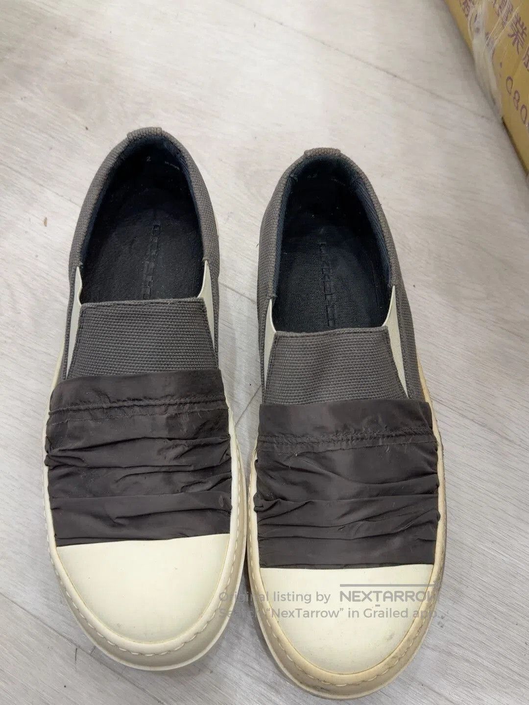 Rick Owens Rick Owens Canvas Slip-On Sneakers. Size US 9 / EU 42 - 1 Thumbnail