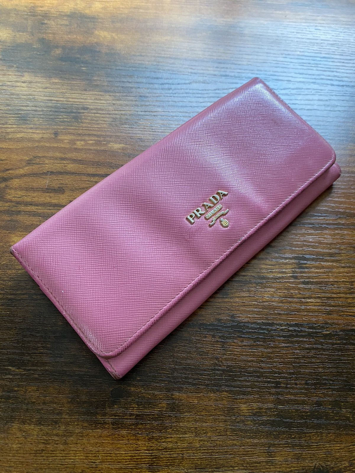 Prada Prada Saffiano Metal Long Wallet Size ONE SIZE - 1 Thumbnail