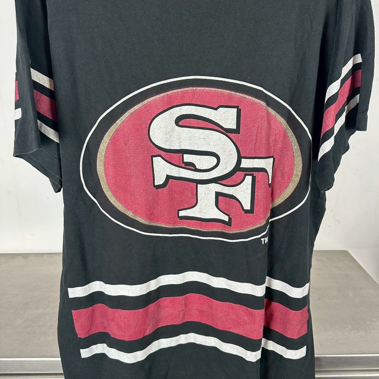 Vintage Vintage 1996 San Francisco 49ers NFL AOP Pro Player T-shirt Size US XL / EU 56 / 4 - 4 Thumbnail