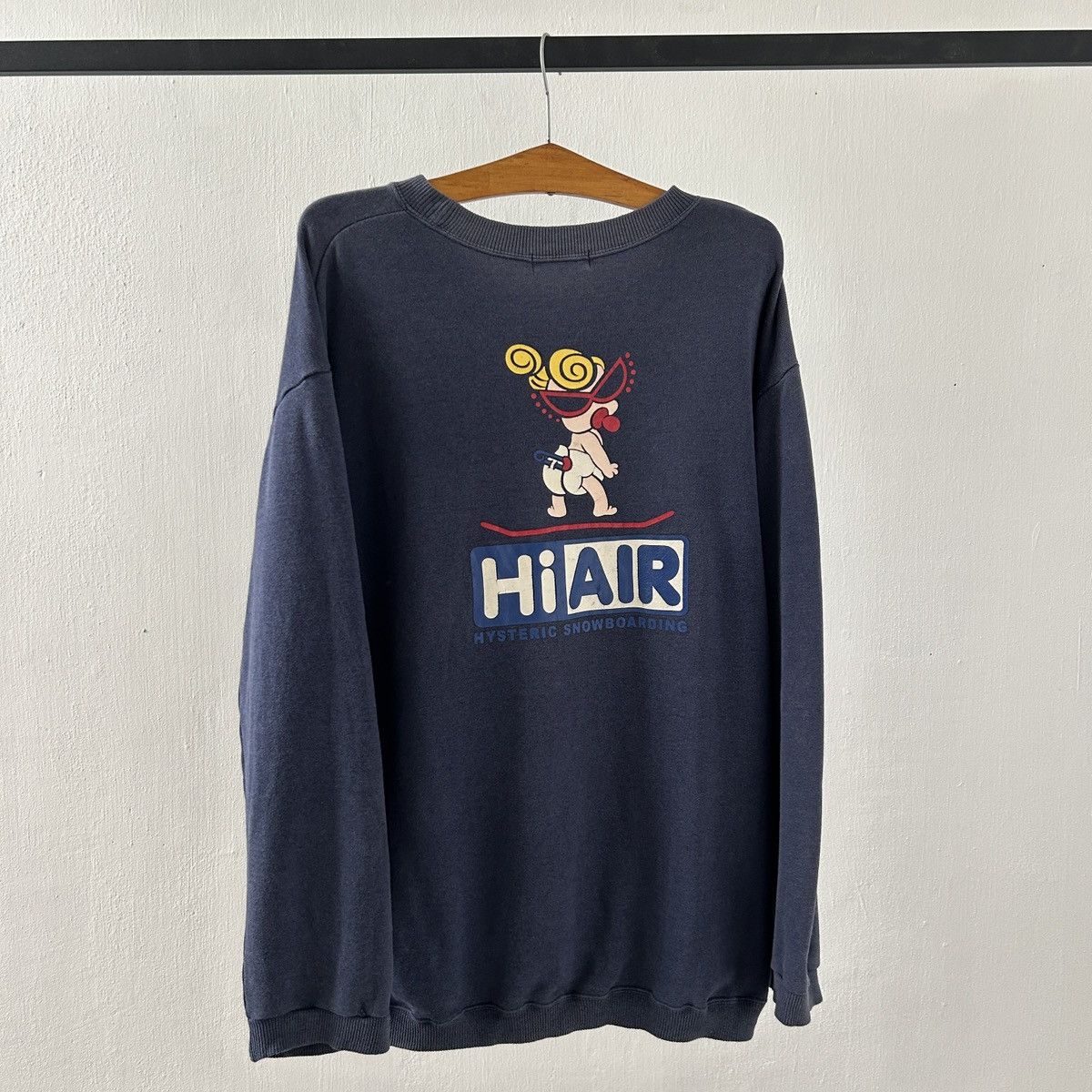 Hysteric Glamour × Japanese Brand × Vintage 1980-90s Hysteric Mini - Baby Diaper Sweatshirt Size US XL / EU 56 / 4 - 6 Thumbnail