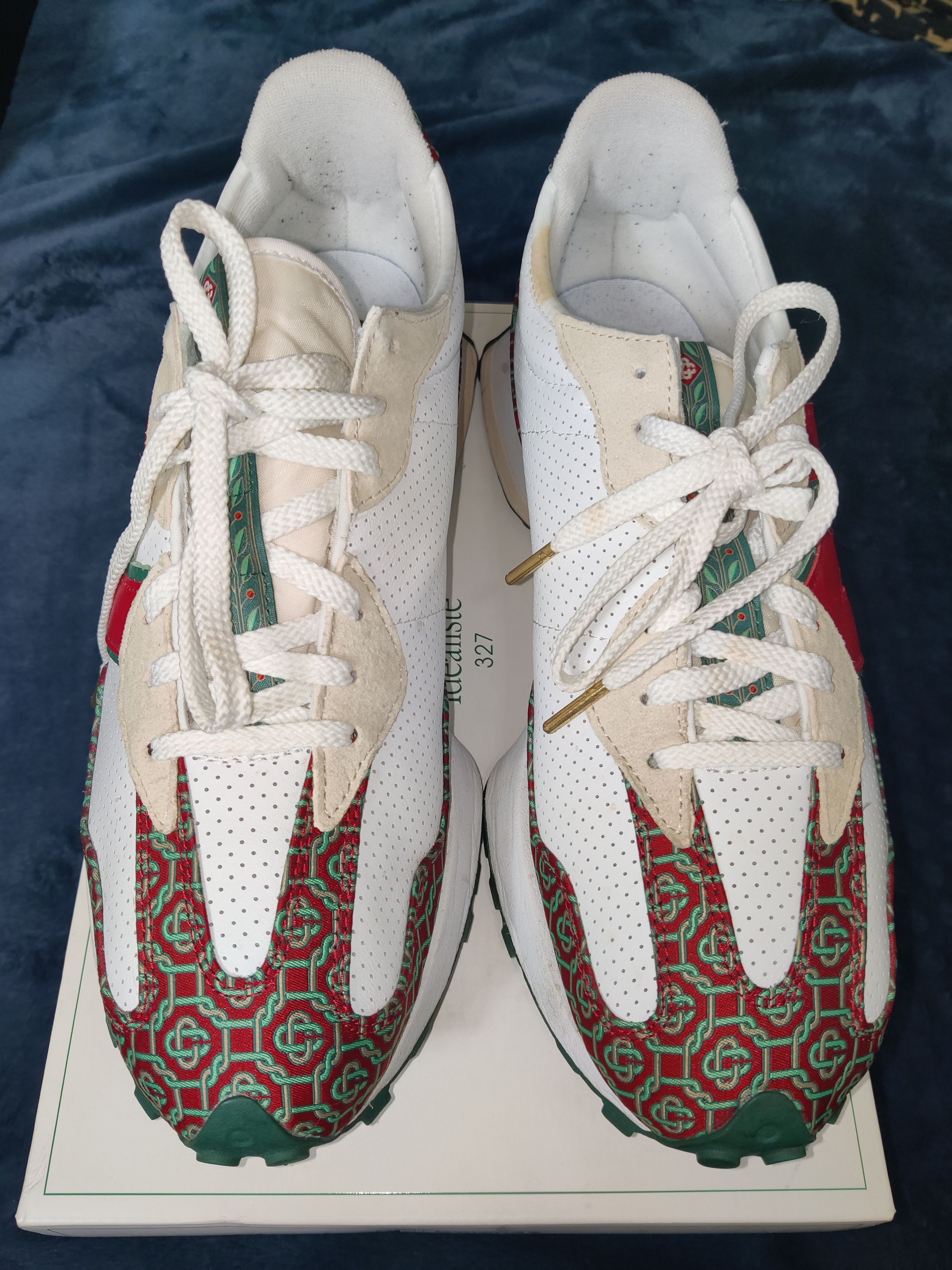 New Balance New balance 327 CasaBlanca red monogram Size US 12 / EU 45 - 1 Thumbnail