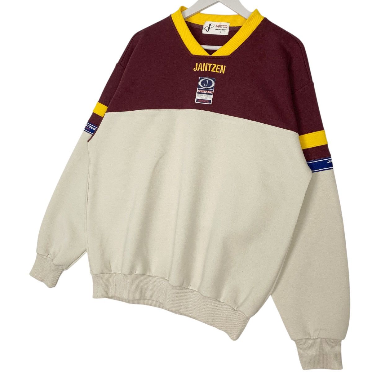 Other Vintage 90s Jantzen Sweatshirt Crewneck MultiClour Size L Size US L / EU 52-54 / 3 - 2 Thumbnail