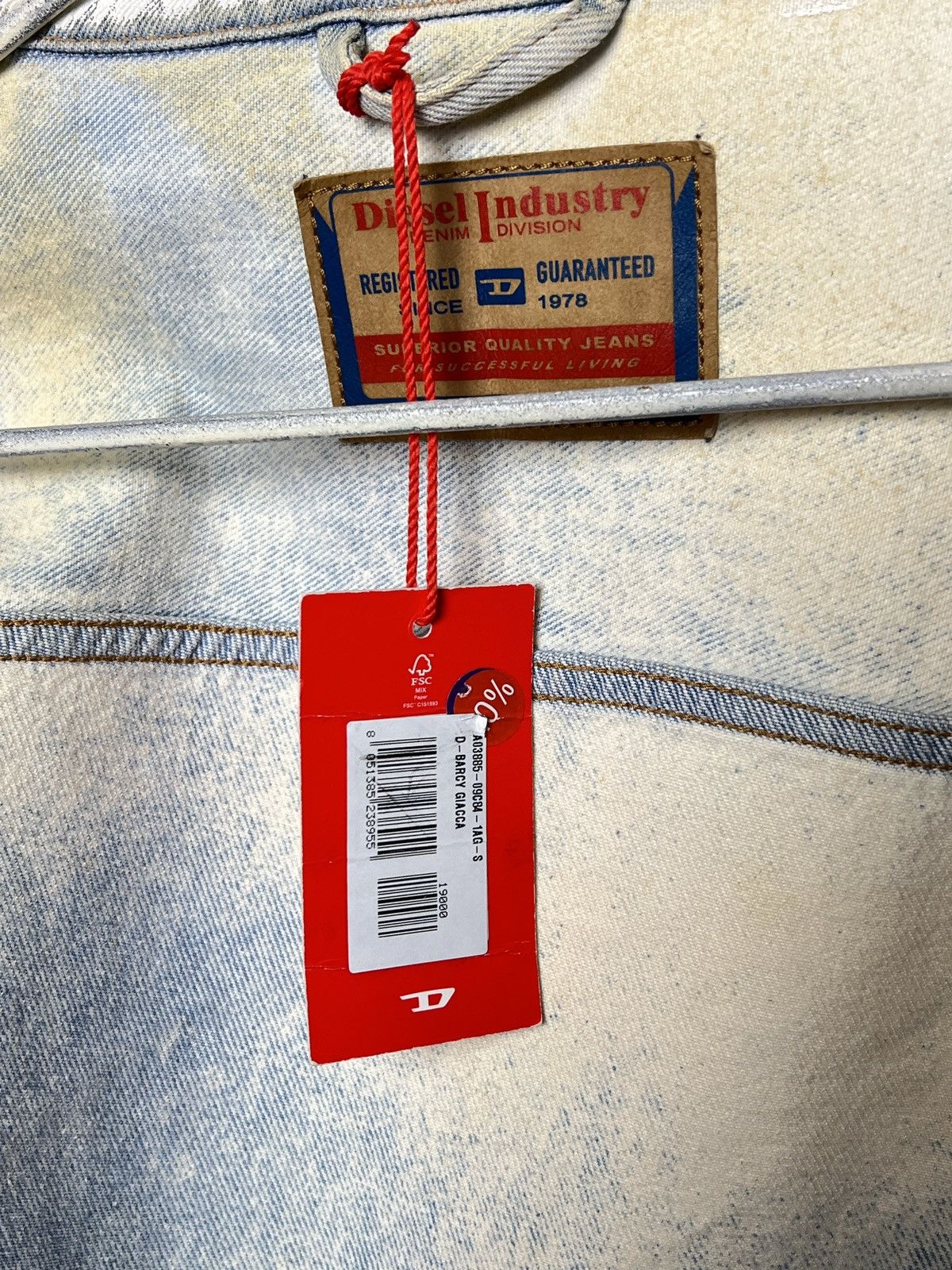 Diesel diesel painted denim trucker jacket maison martin margiela Size US M / EU 48-50 / 2 - 12 Thumbnail