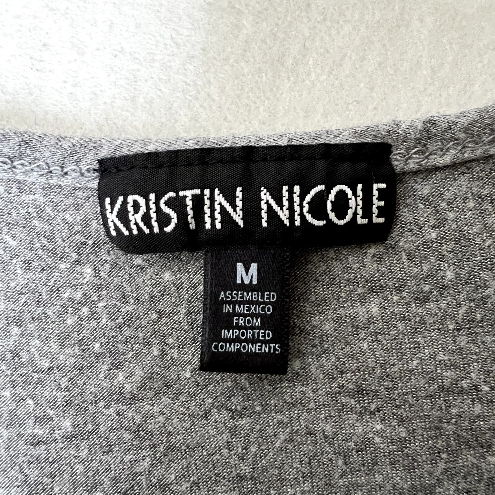 Other Kristin Nicole Gray T Shirt Dress Size M / US 6-8 / IT 42-44 - 6 Thumbnail