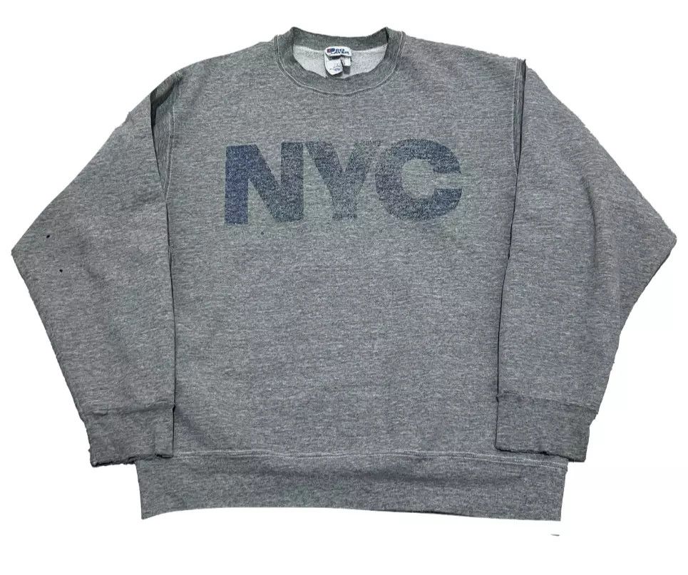 Vintage Vintage Pro Player NYC gray faded crewneck size L Size US L / EU 52-54 / 3 - 1 Thumbnail