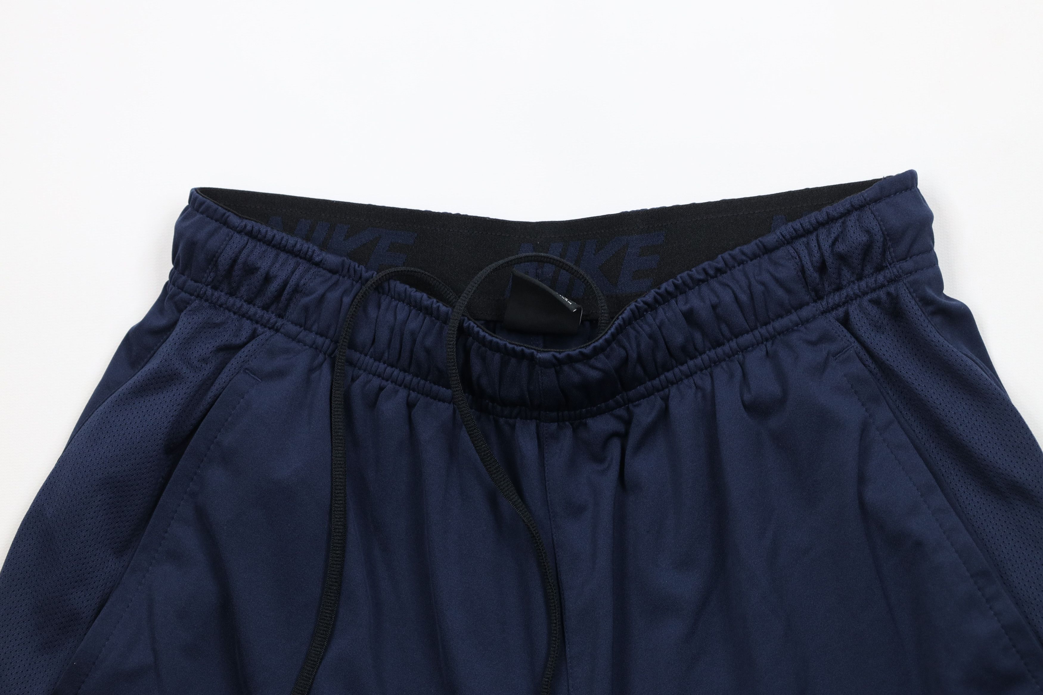 Nike × Vintage Vintage Y2K Nike Scott Mini Swoosh Gym Shorts Dark Blue Size US 32 / EU 48 - 2 Thumbnail