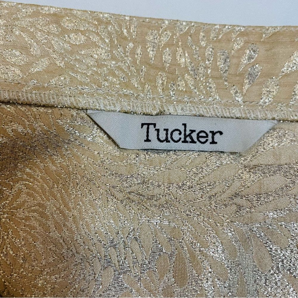 Other Tucker NYC Gold Front Button Skirt Size S Size 28" / US 6 / IT 42 - 6 Thumbnail