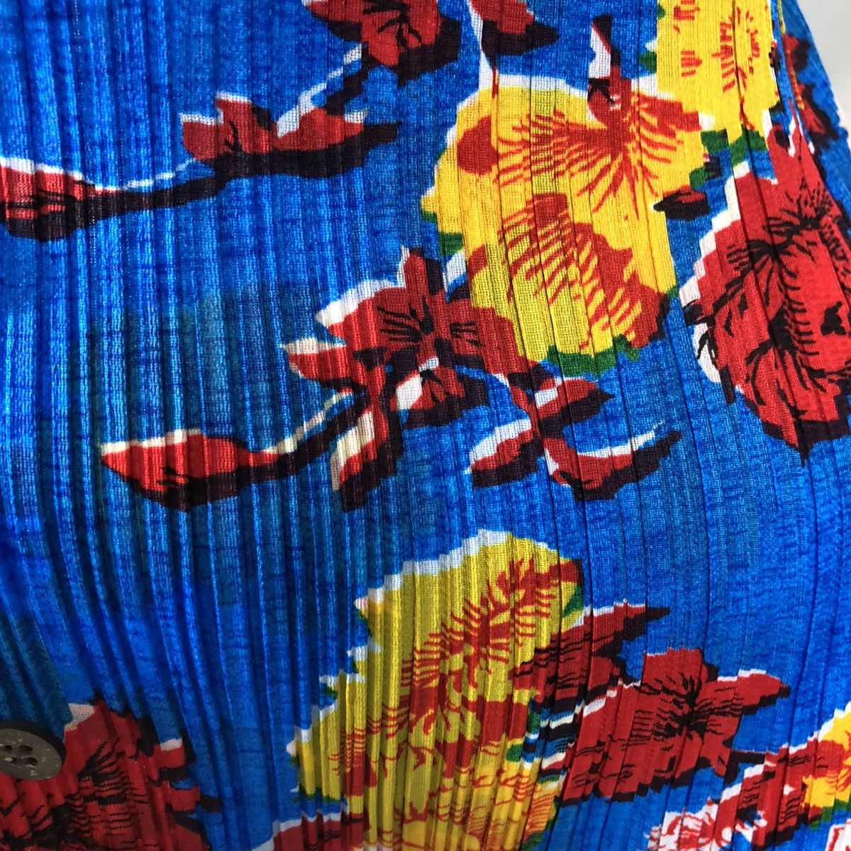 Issey Miyake 🔥VINTAGE PLEATS PLEASE ISSEY MIYAKE BUTTON UPS FLORAL DESIGN Size M / US 6-8 / IT 42-44 - 16 Thumbnail