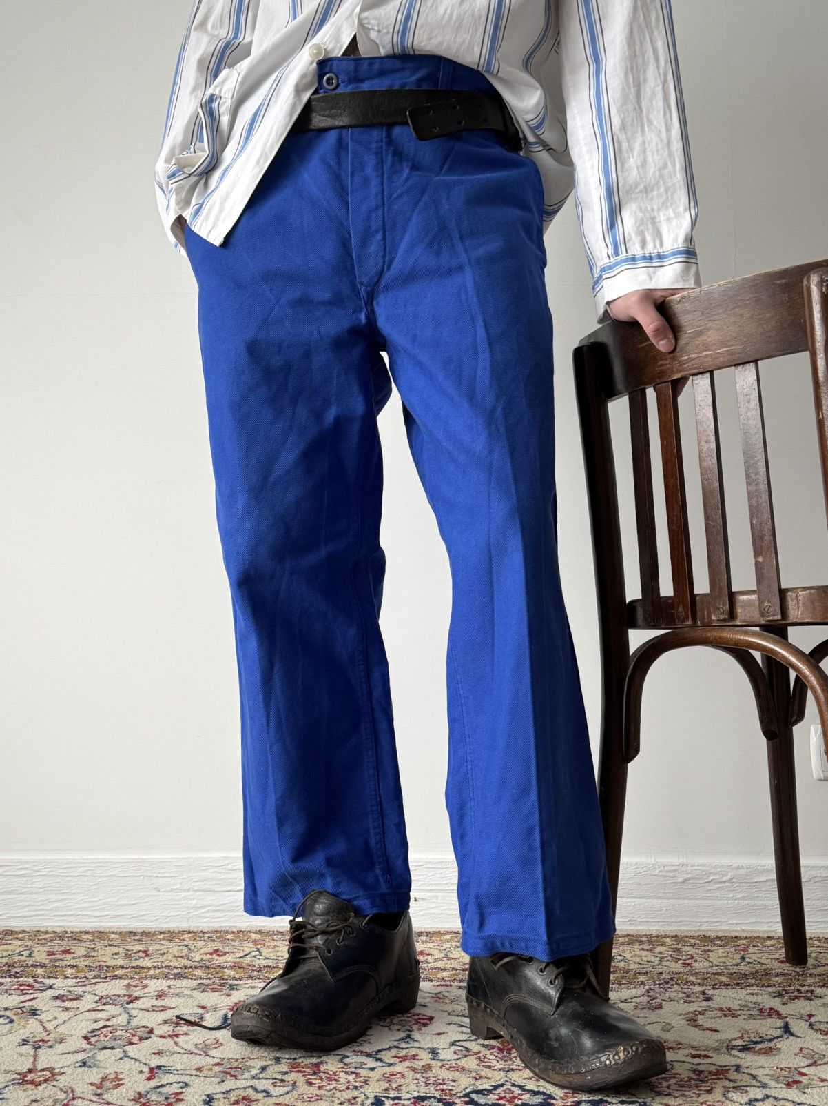 Vintage Vintage 80s Swiss Workwear 'Lutteurs' Carpenter Pants Size US 32 / EU 48 - 1 Thumbnail