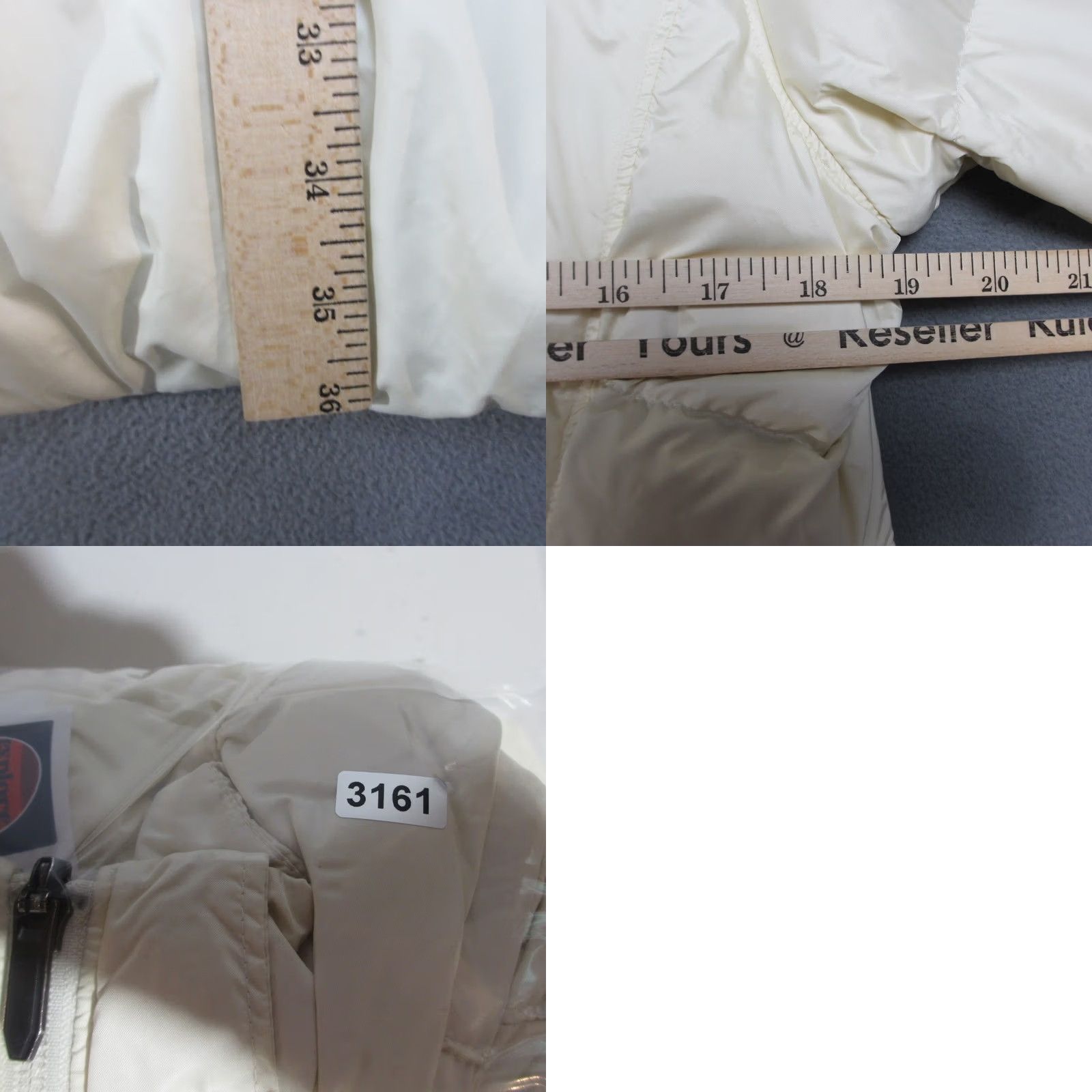 Mountain Hardwear Mountain Hardwear Womens Medium Ivory White Puffer Down Insulated Jacket Long Size M / US 6-8 / IT 42-44 - 9 Thumbnail