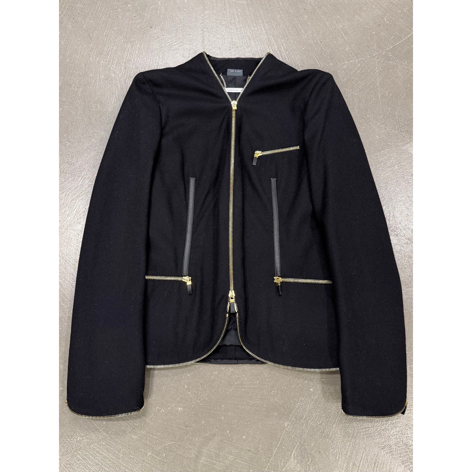 Alexander McQueen A/W2003 Alexander McQueen full zip sleeve jacket Size M / US 6-8 / IT 42-44 - 1 Thumbnail