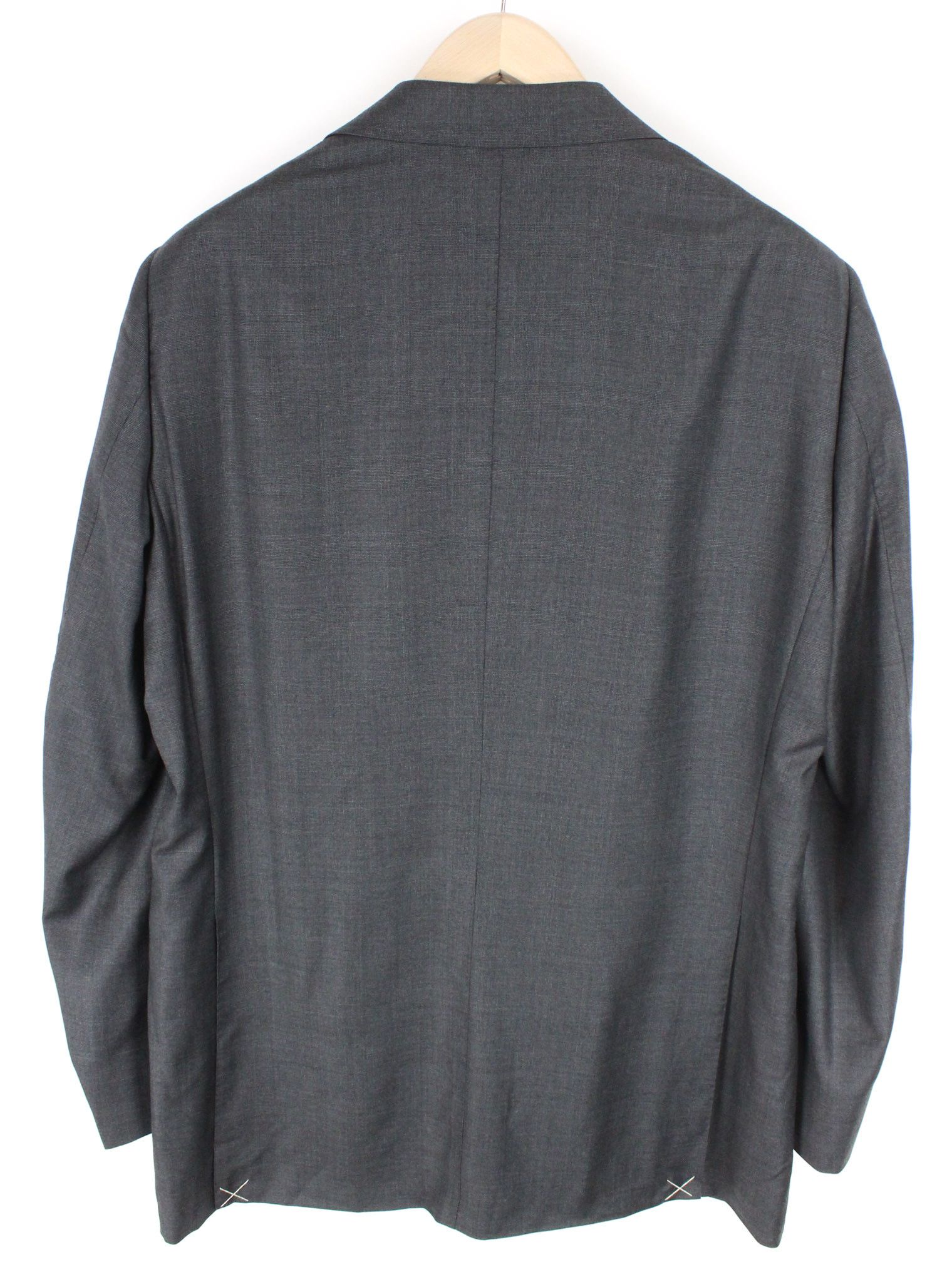Suitsupply LA SPALLA UK44L Lined Wool Grey Suit 73583 Size 44L - 6 Thumbnail